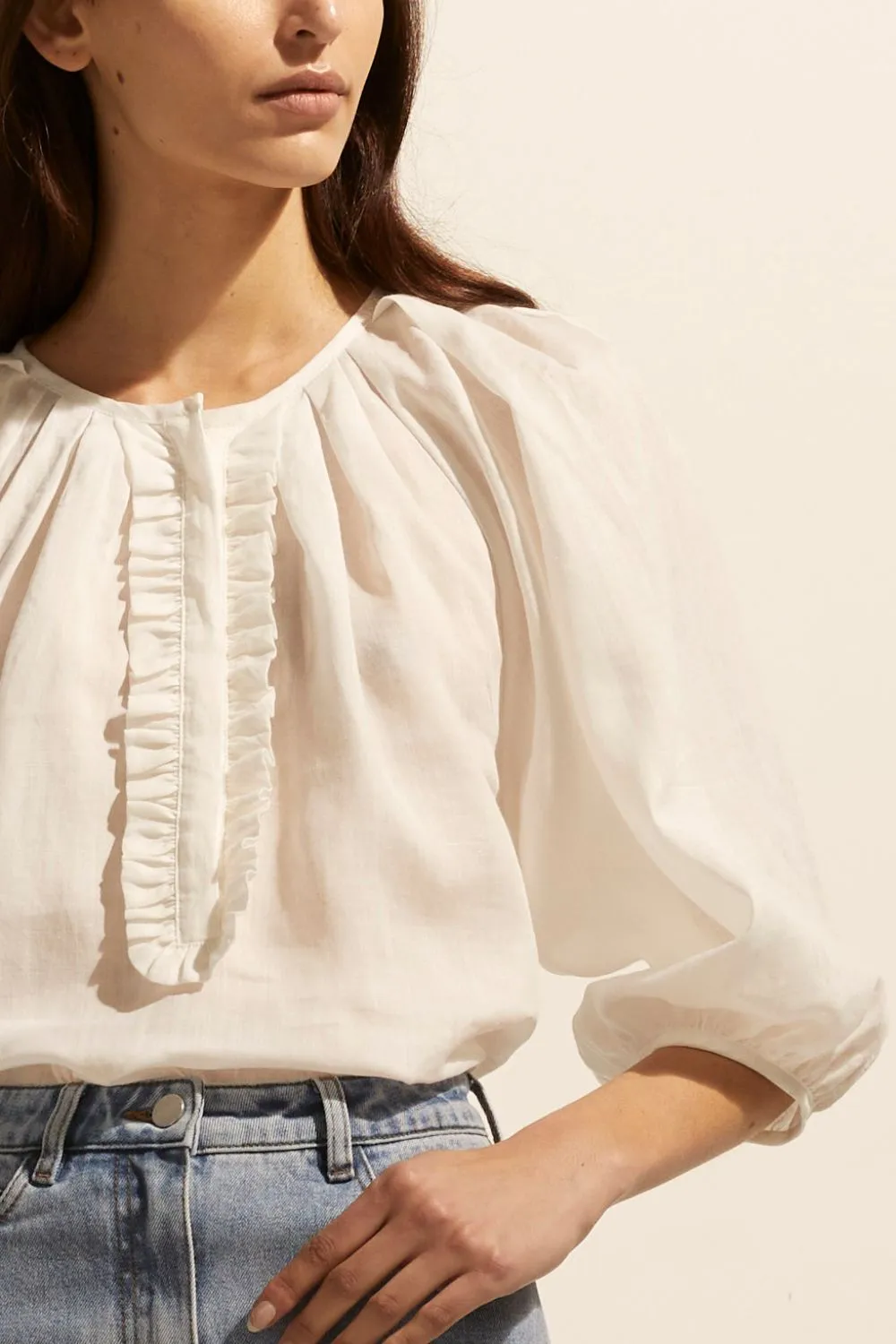 Refine Top in Cream