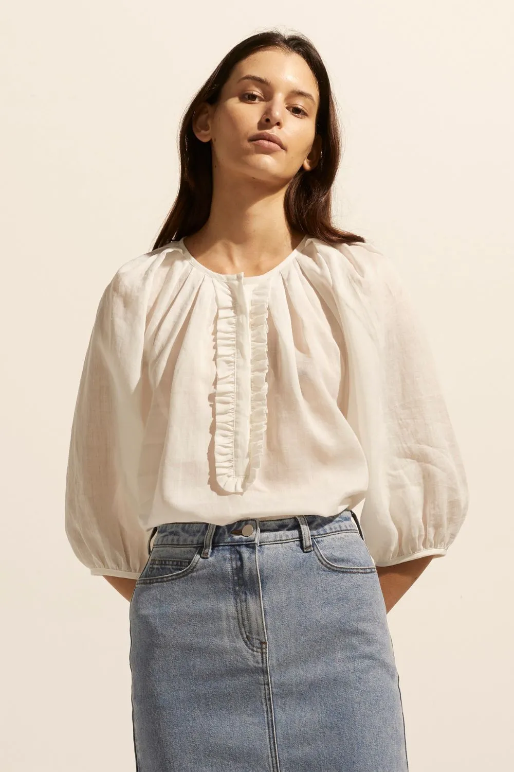 Refine Top in Cream