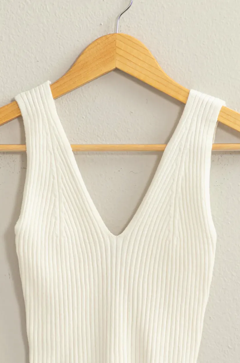 Ribbed Knit Tank Top