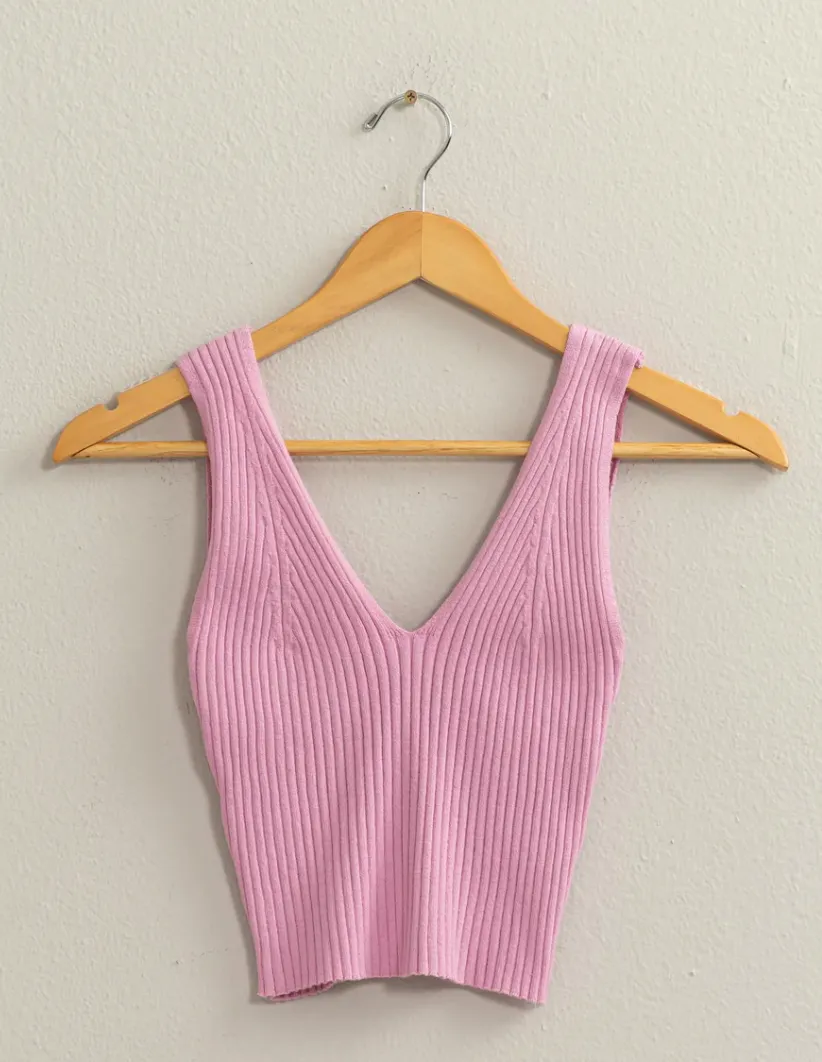 Ribbed Knit Tank Top