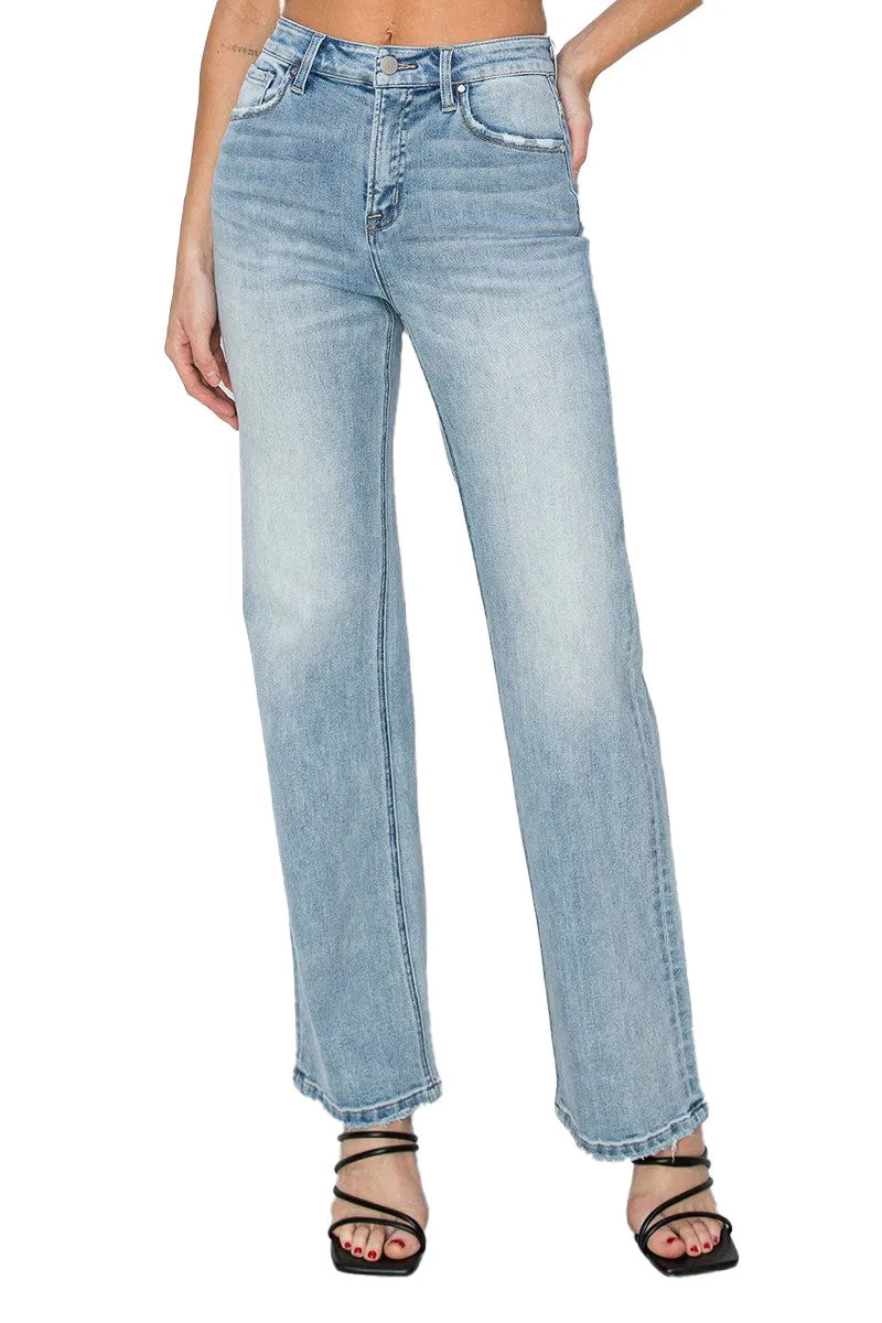 Risen Jeans - High Rise Straight Jeans - RDP5784