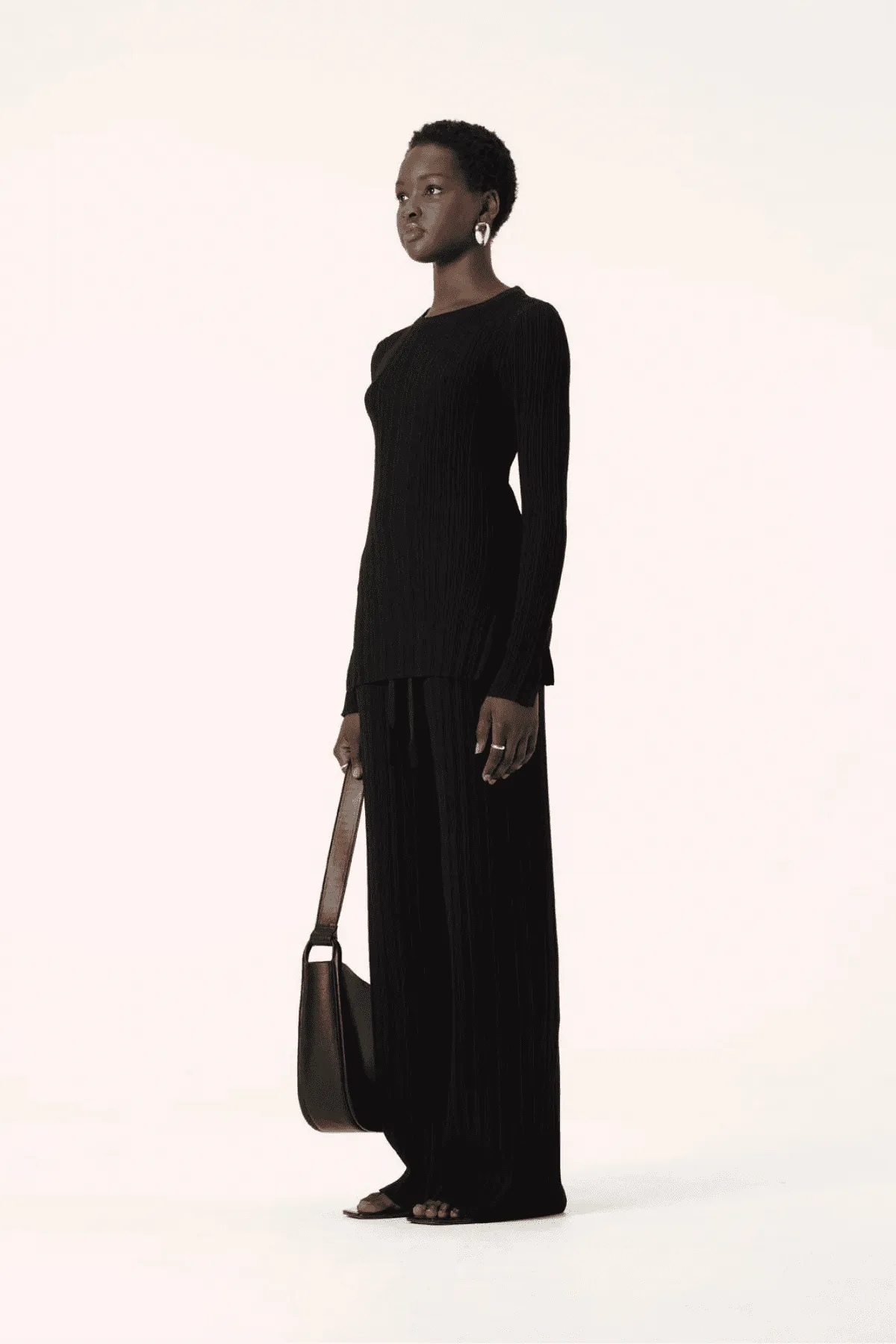ROBERTA KNIT TOP BLACK