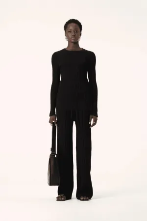ROBERTA KNIT TOP BLACK
