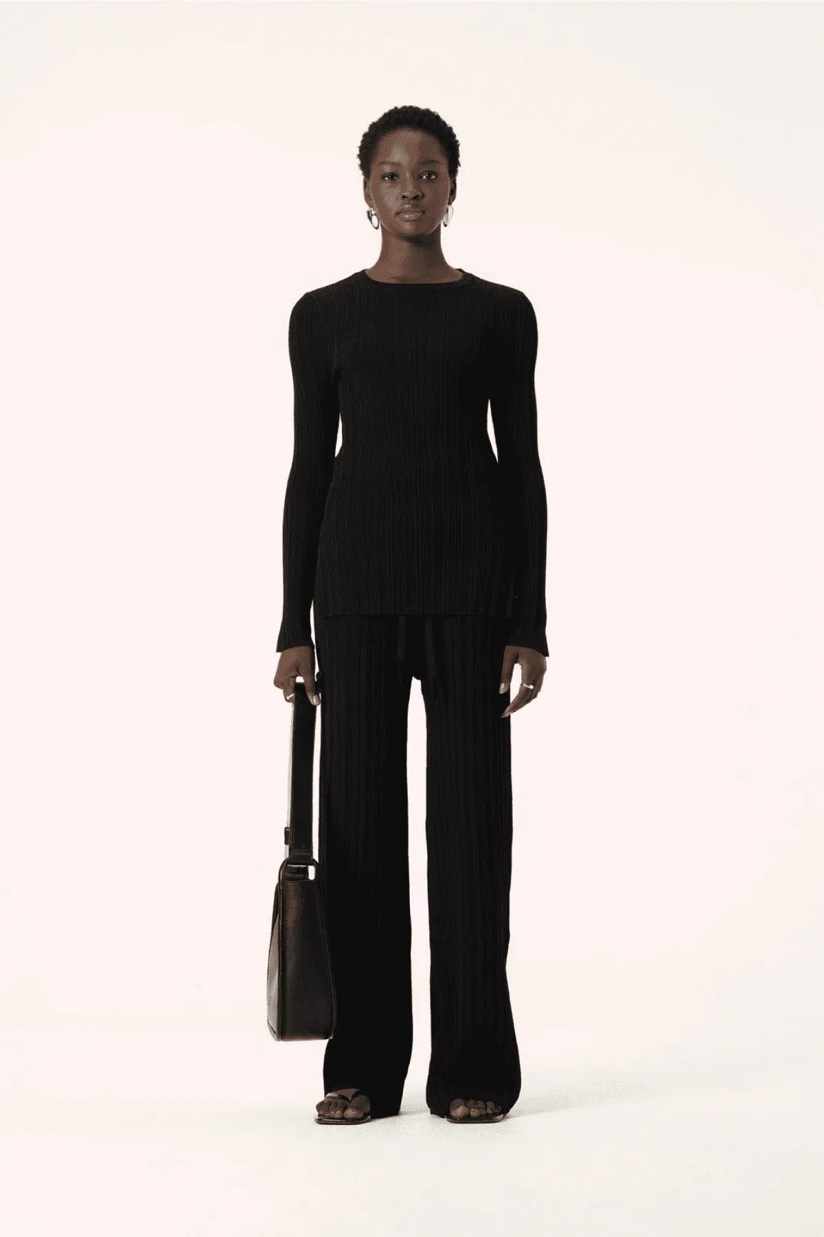 ROBERTA KNIT TOP BLACK