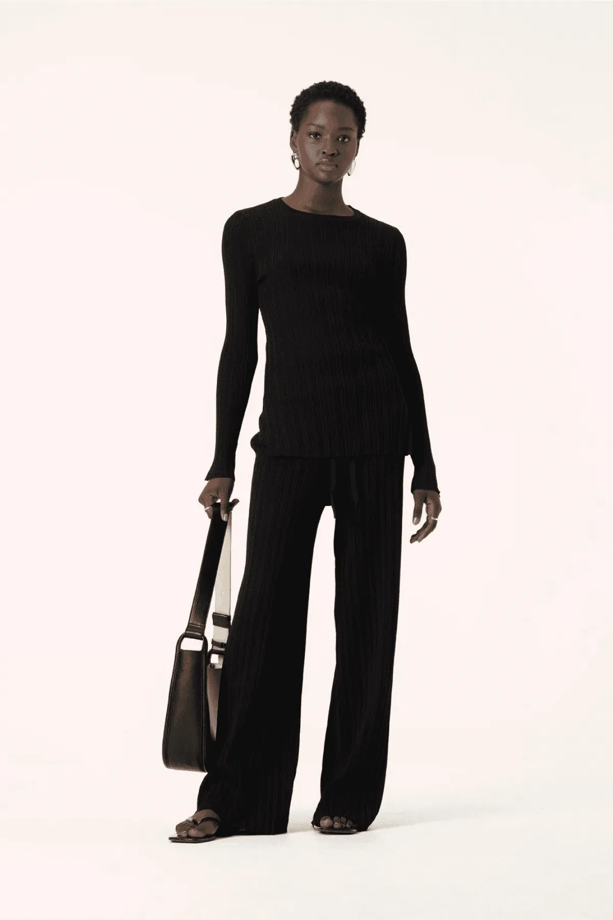 ROBERTA KNIT TOP BLACK