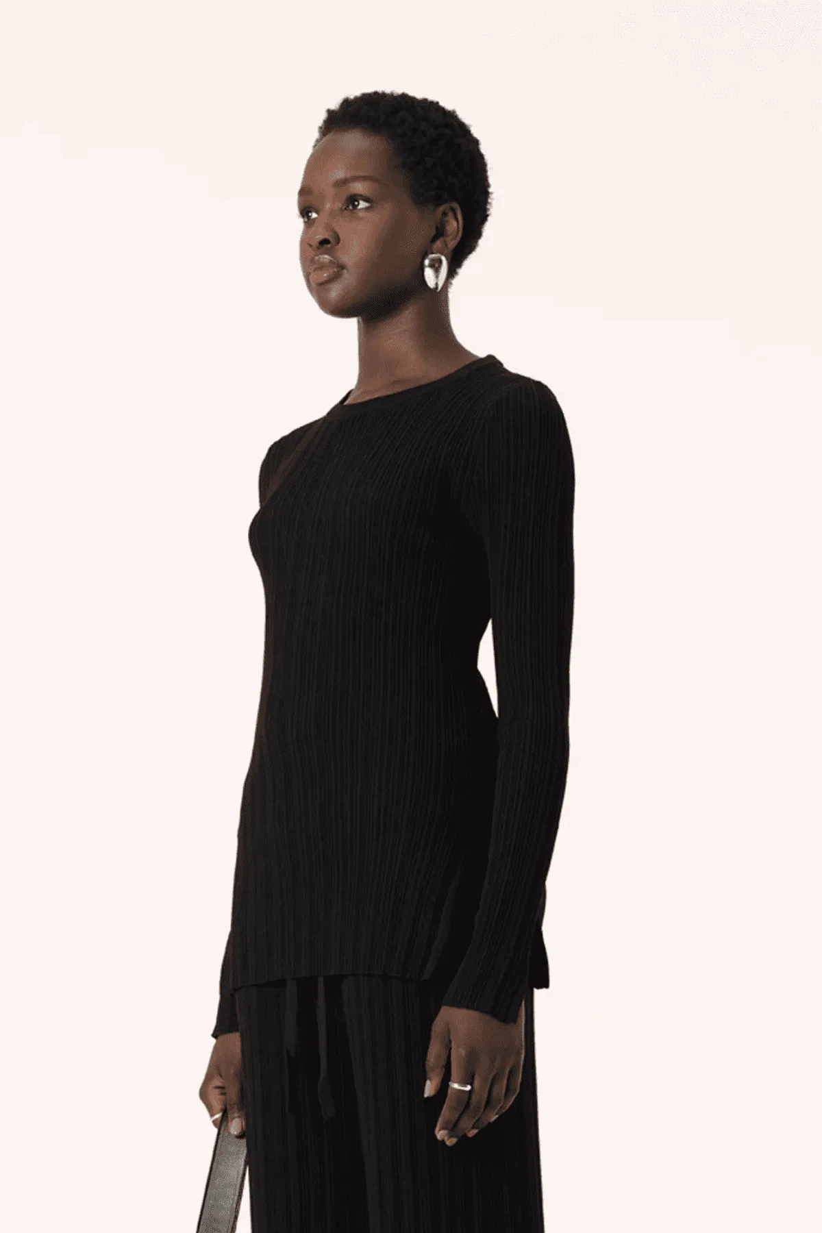 ROBERTA KNIT TOP BLACK