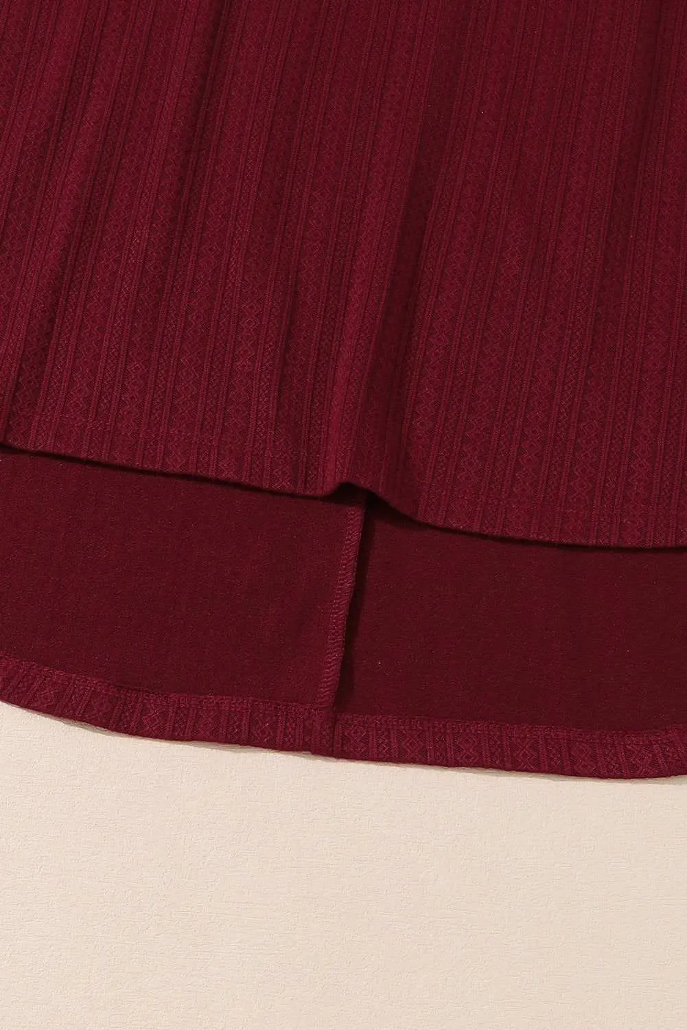 Ruby Plus Size Balloon Sleeve Textured Knit Top - Stylish Wear