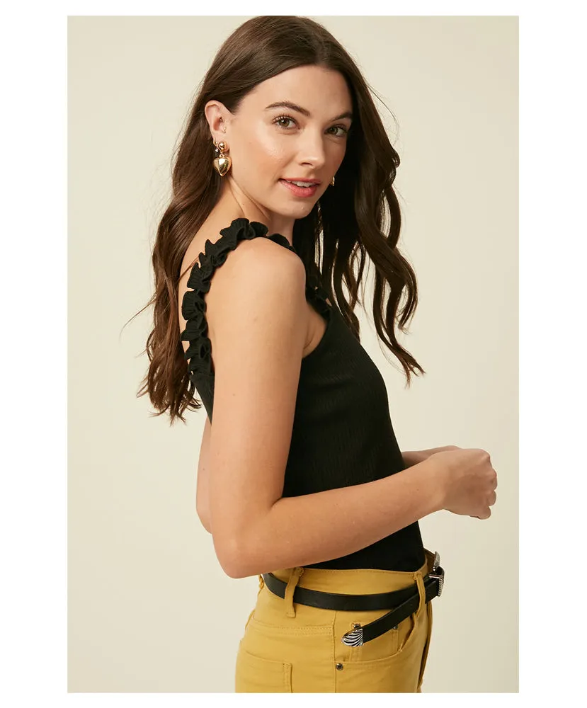 Ruffled Up Knit Top