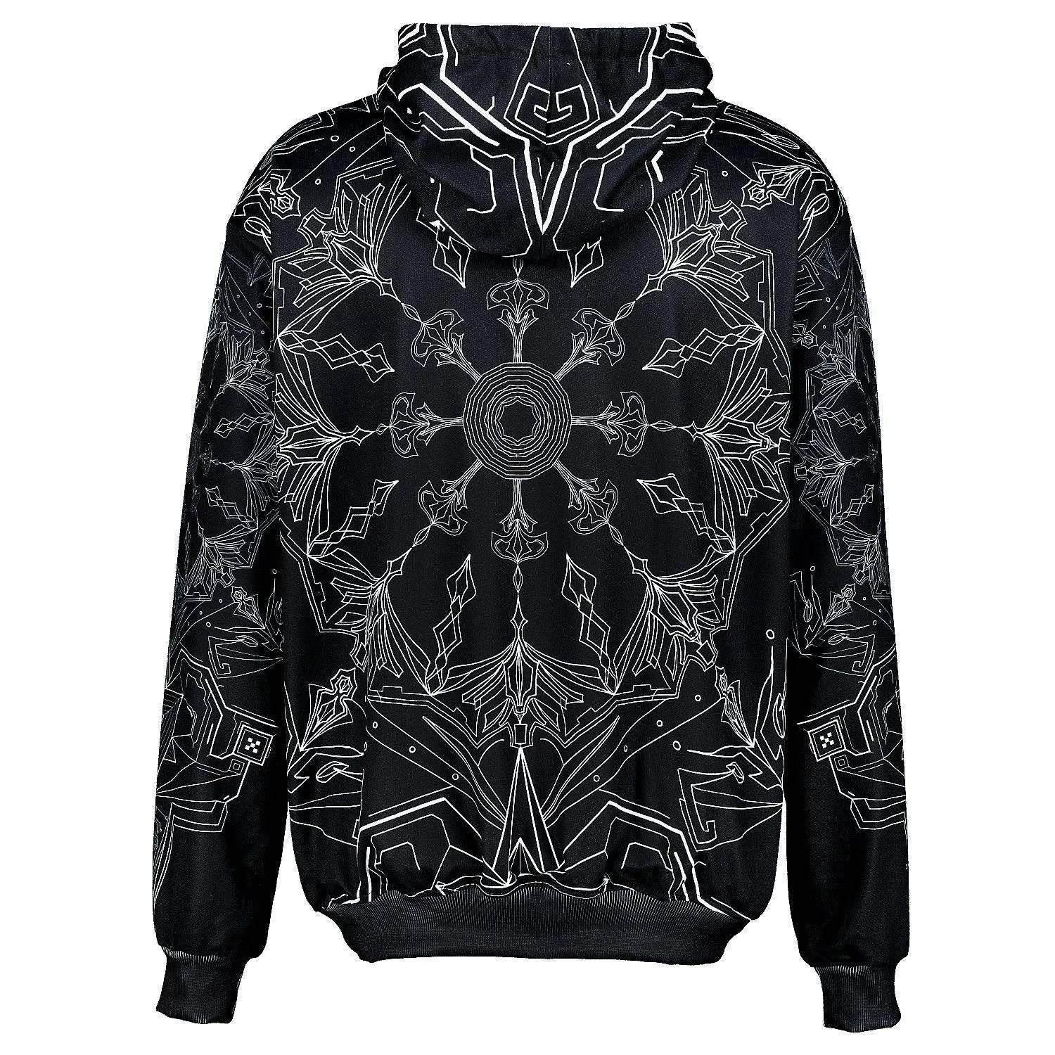 Sacred Geometry Hoodie | Fractal Hoodie | Psy Clothing | Festival Hoodie | Psychedelic Sweater | Mushroom Geometry (HD)