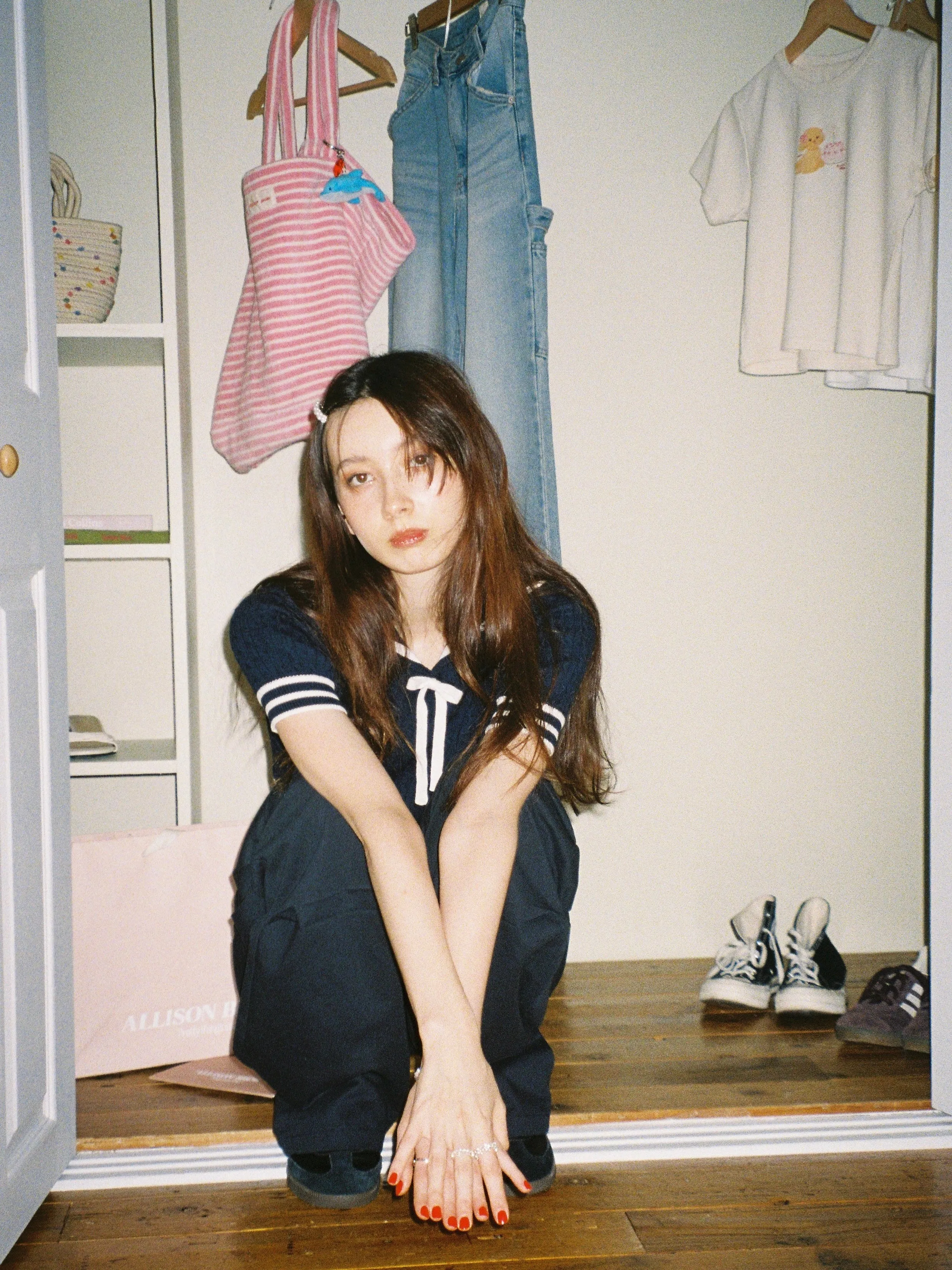 Sailor Collor Knit Top