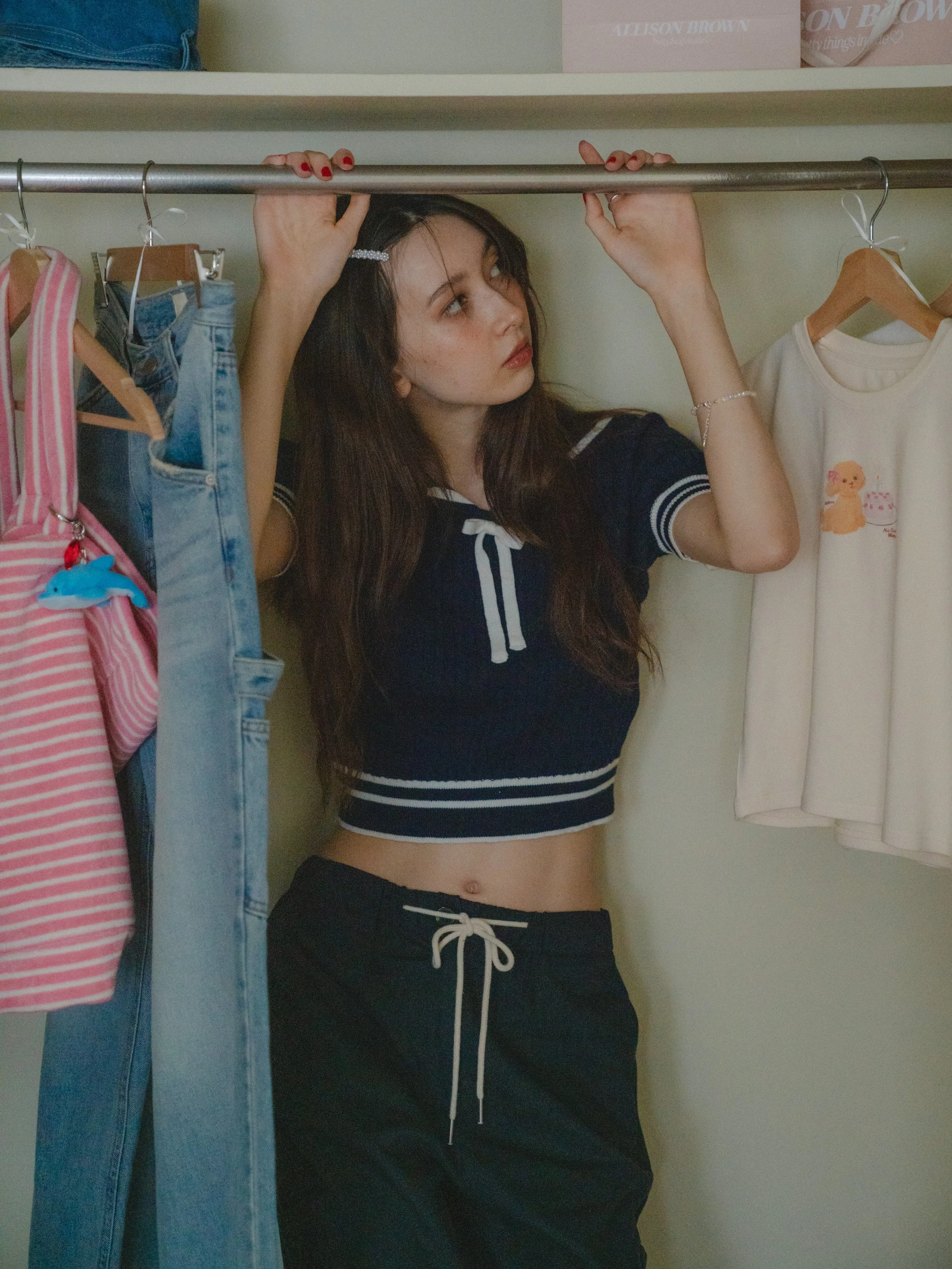Sailor Collor Knit Top