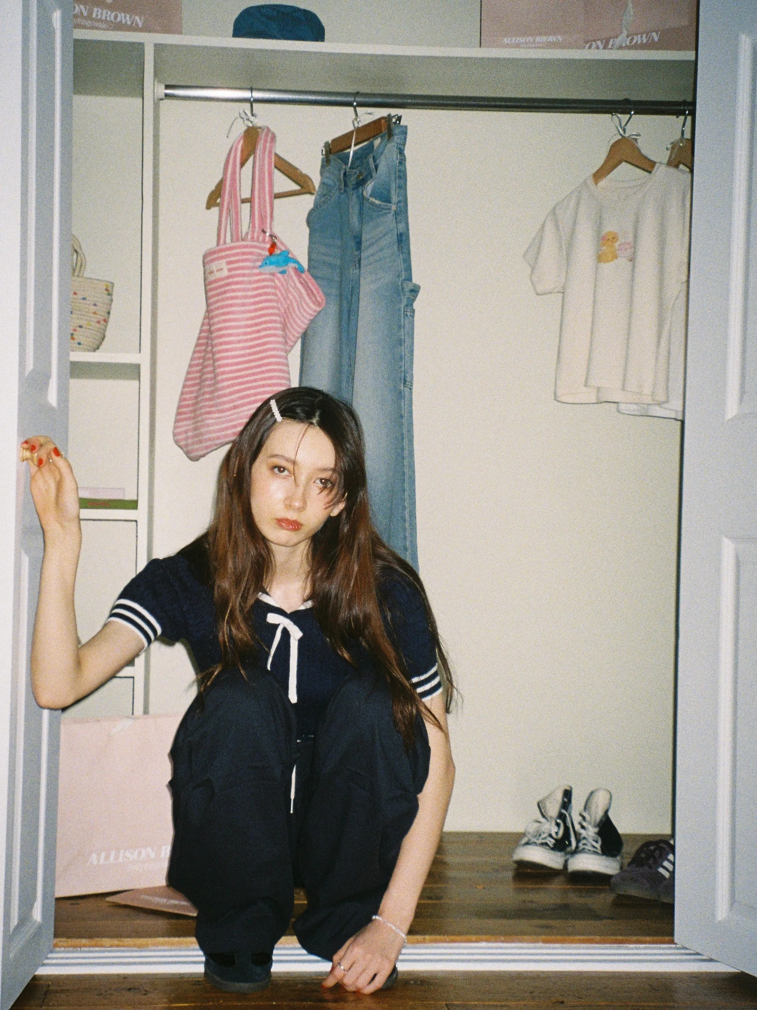 Sailor Collor Knit Top