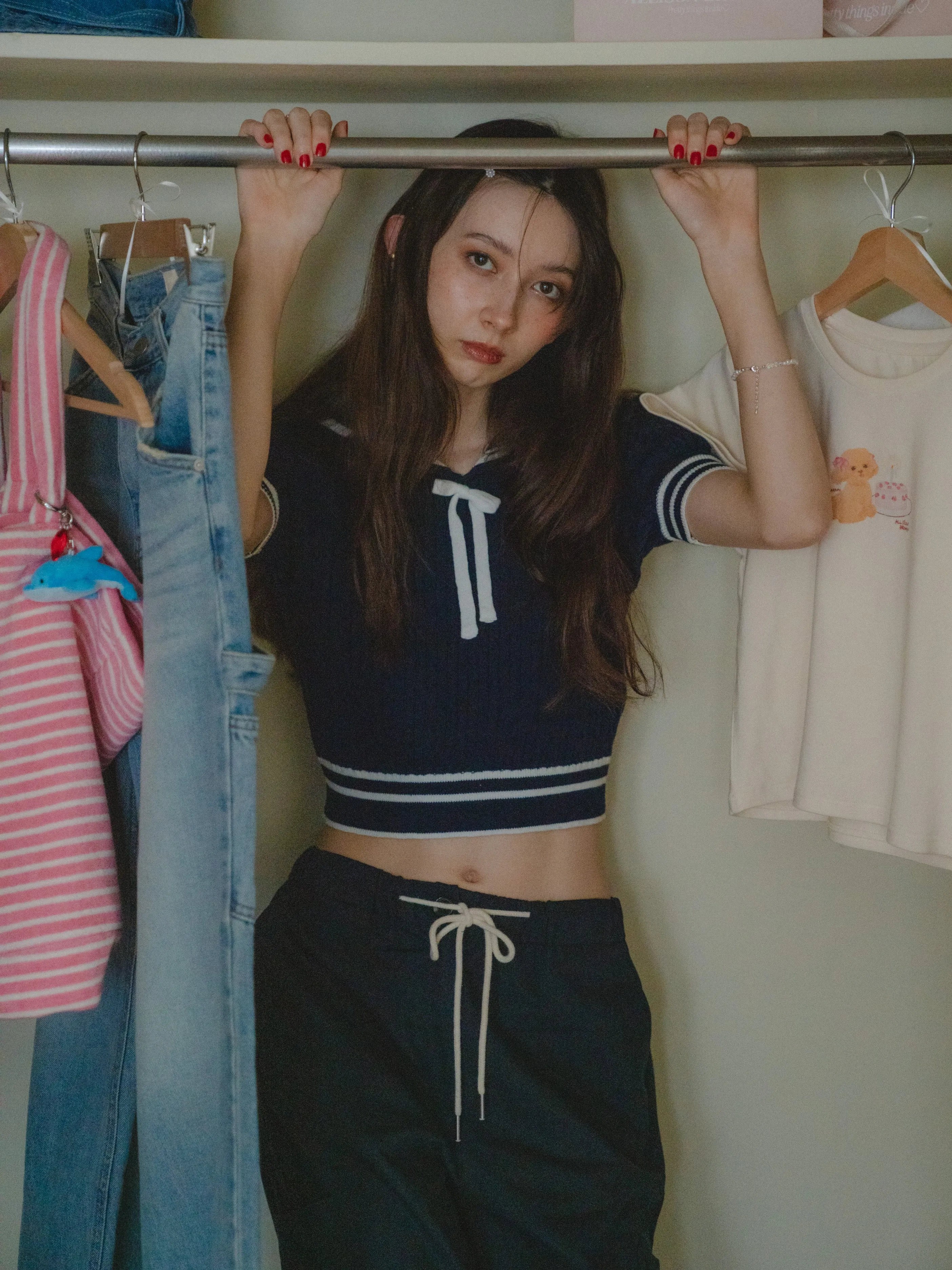 Sailor Collor Knit Top