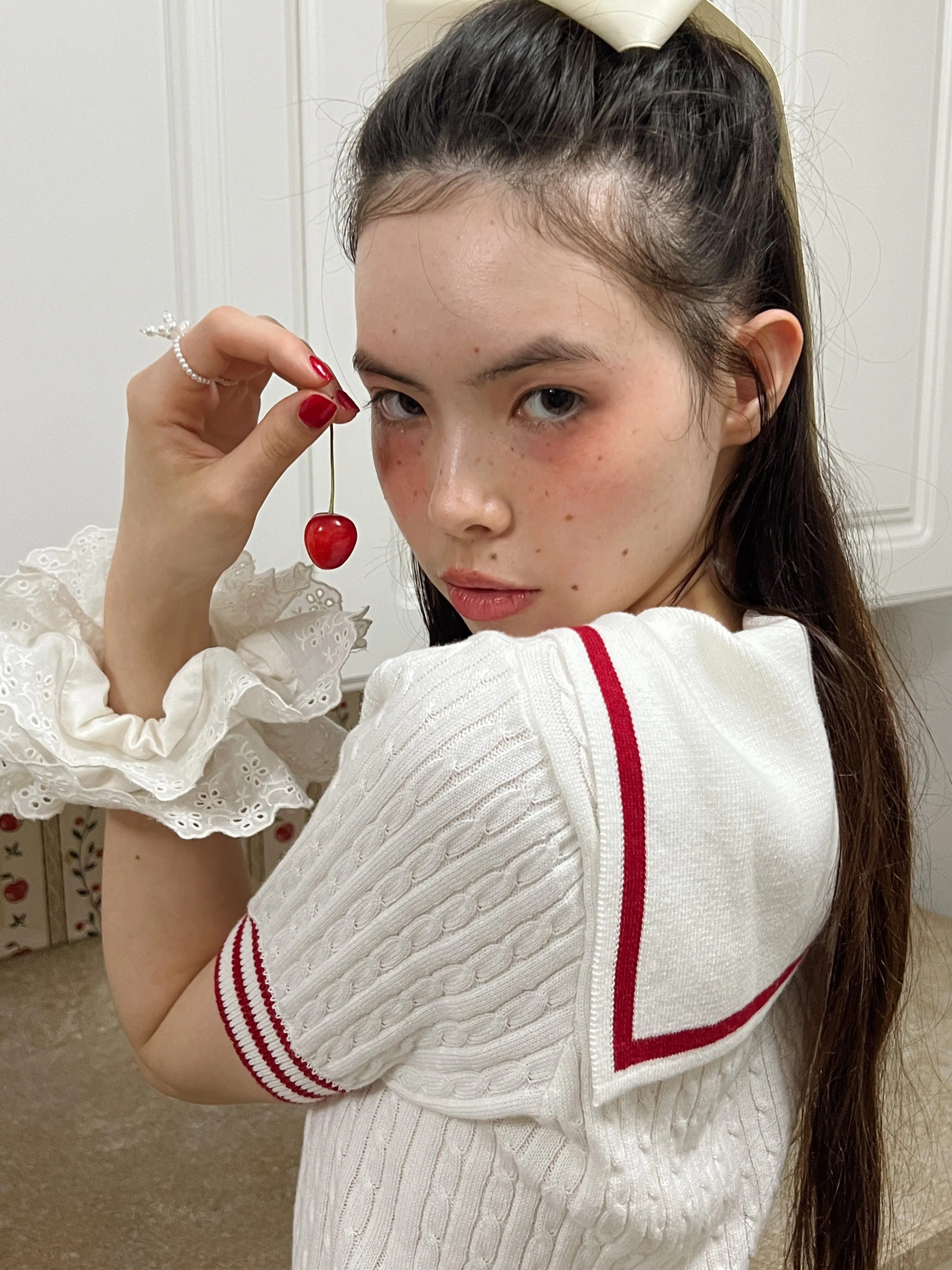 Sailor Collor Knit Top