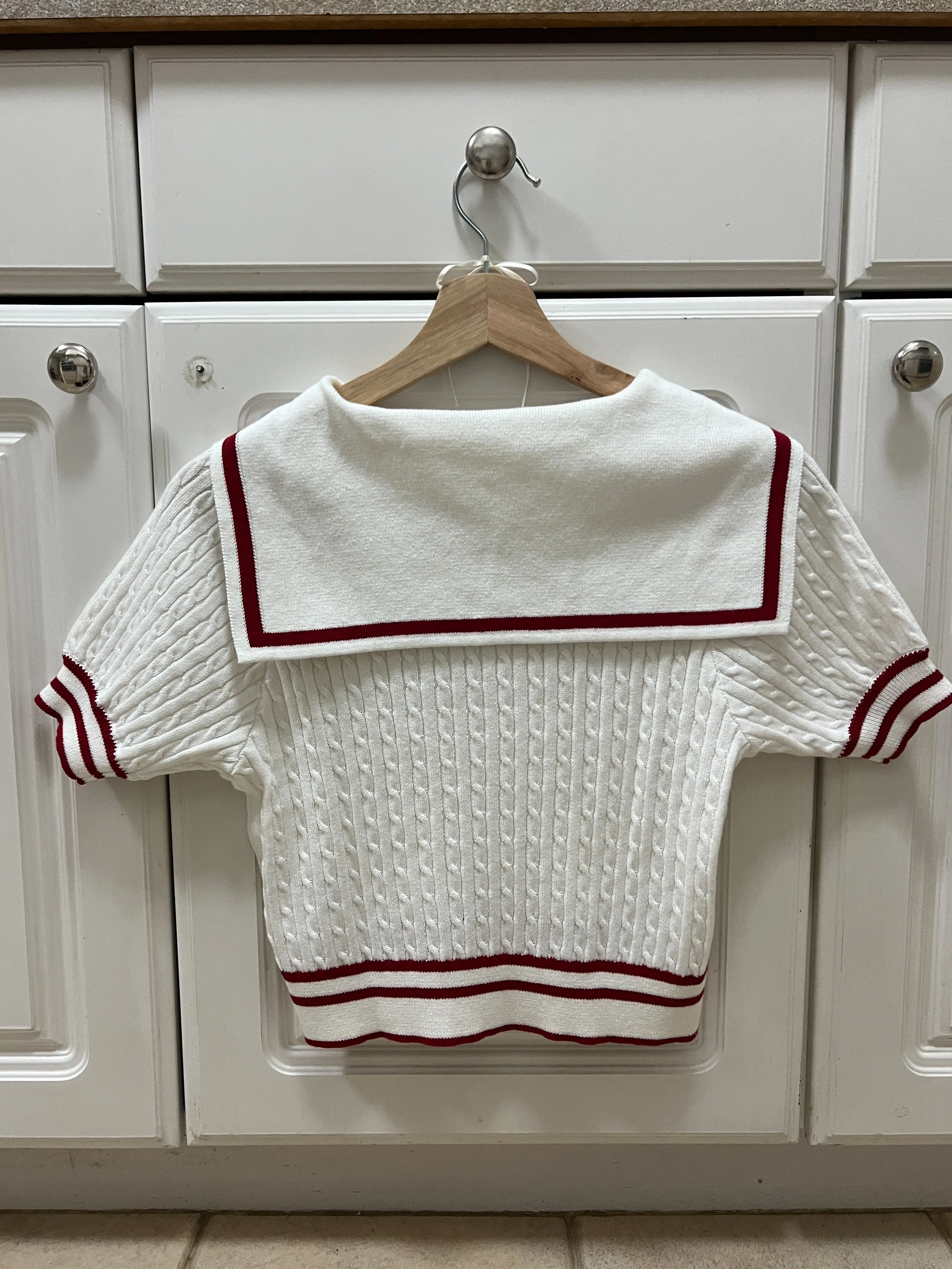 Sailor Collor Knit Top