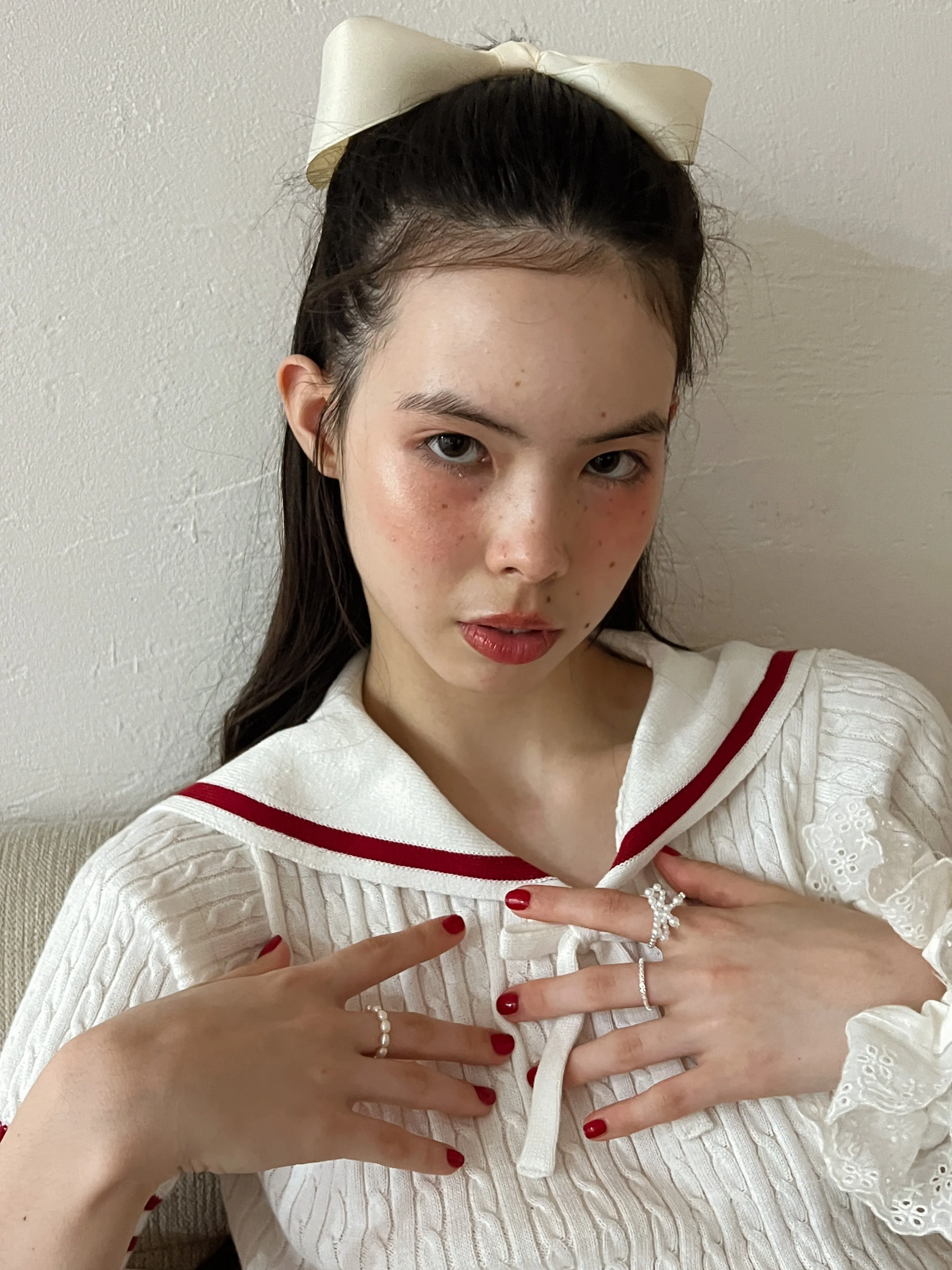 Sailor Collor Knit Top