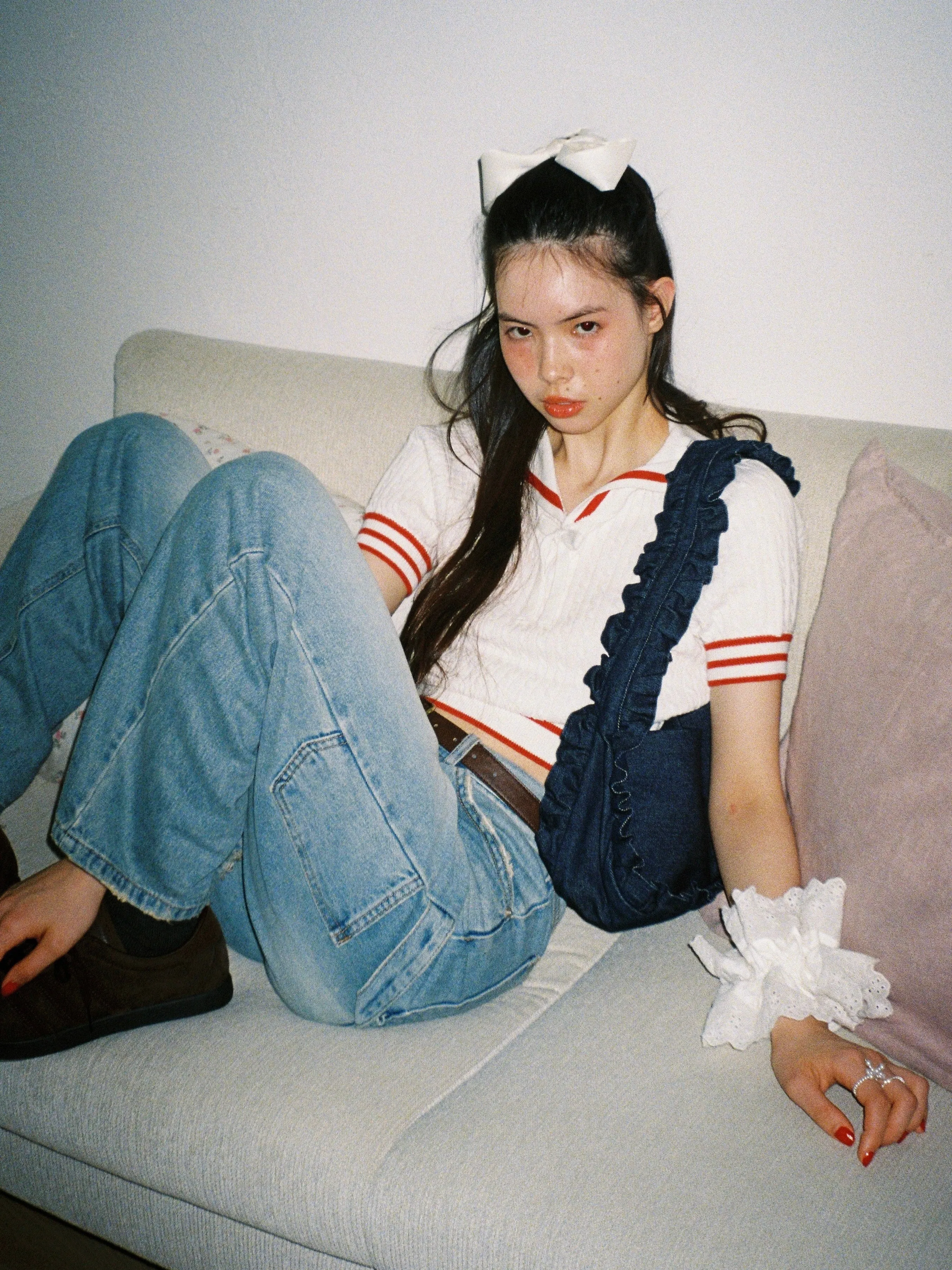 Sailor Collor Knit Top