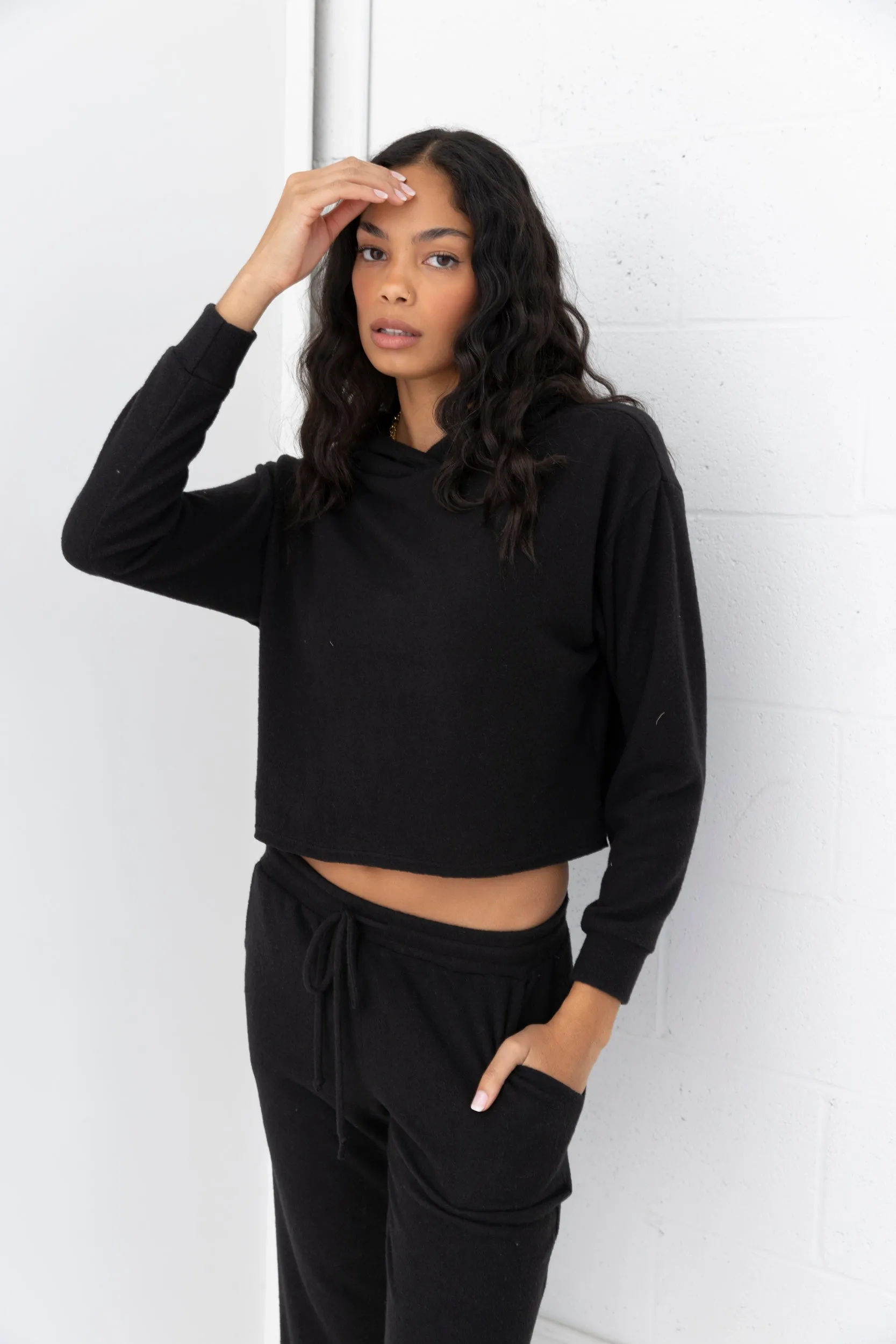 SALE - Elsa Knit Hooded Top