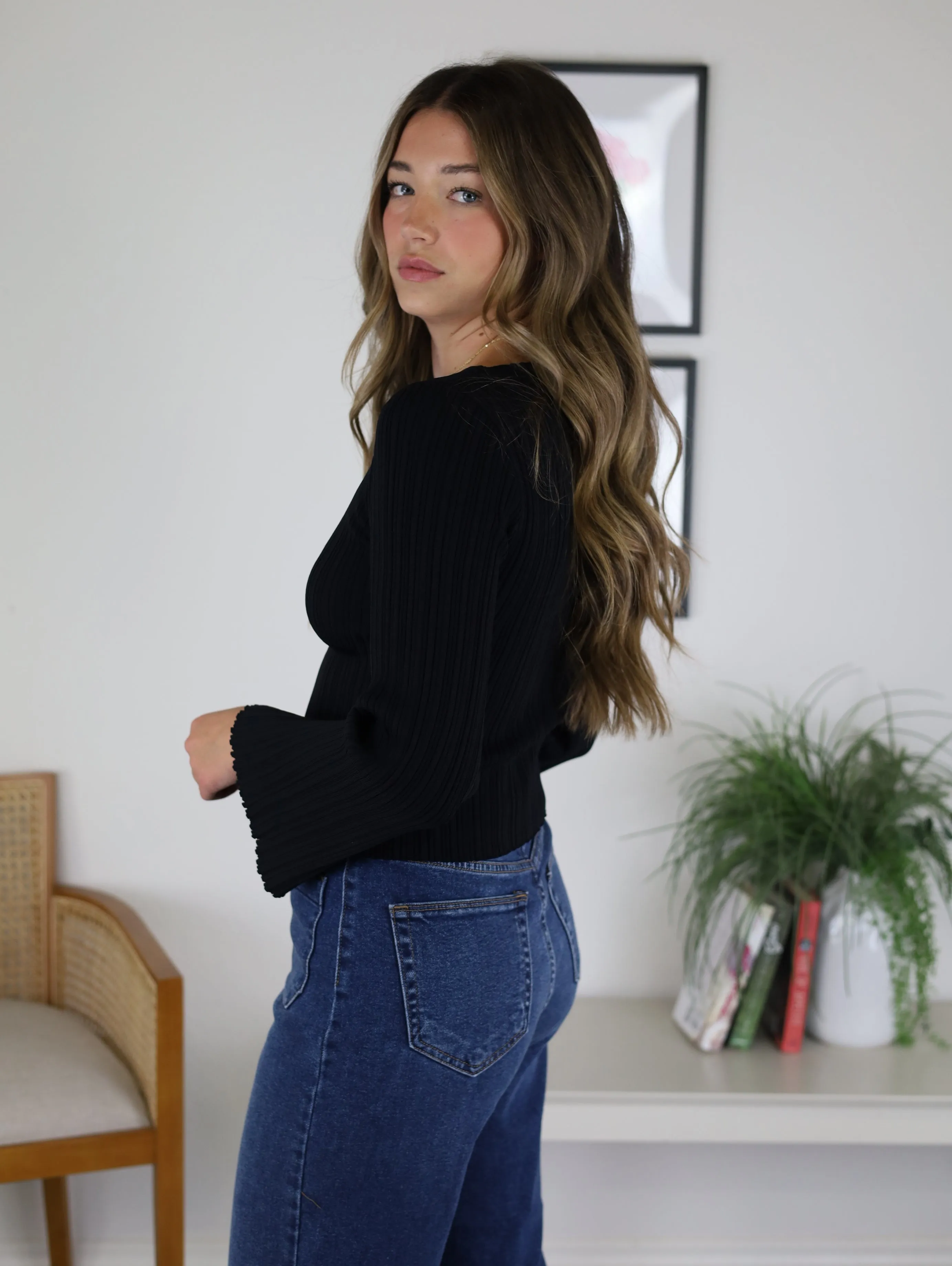 Sammy Ribbed Knit Top