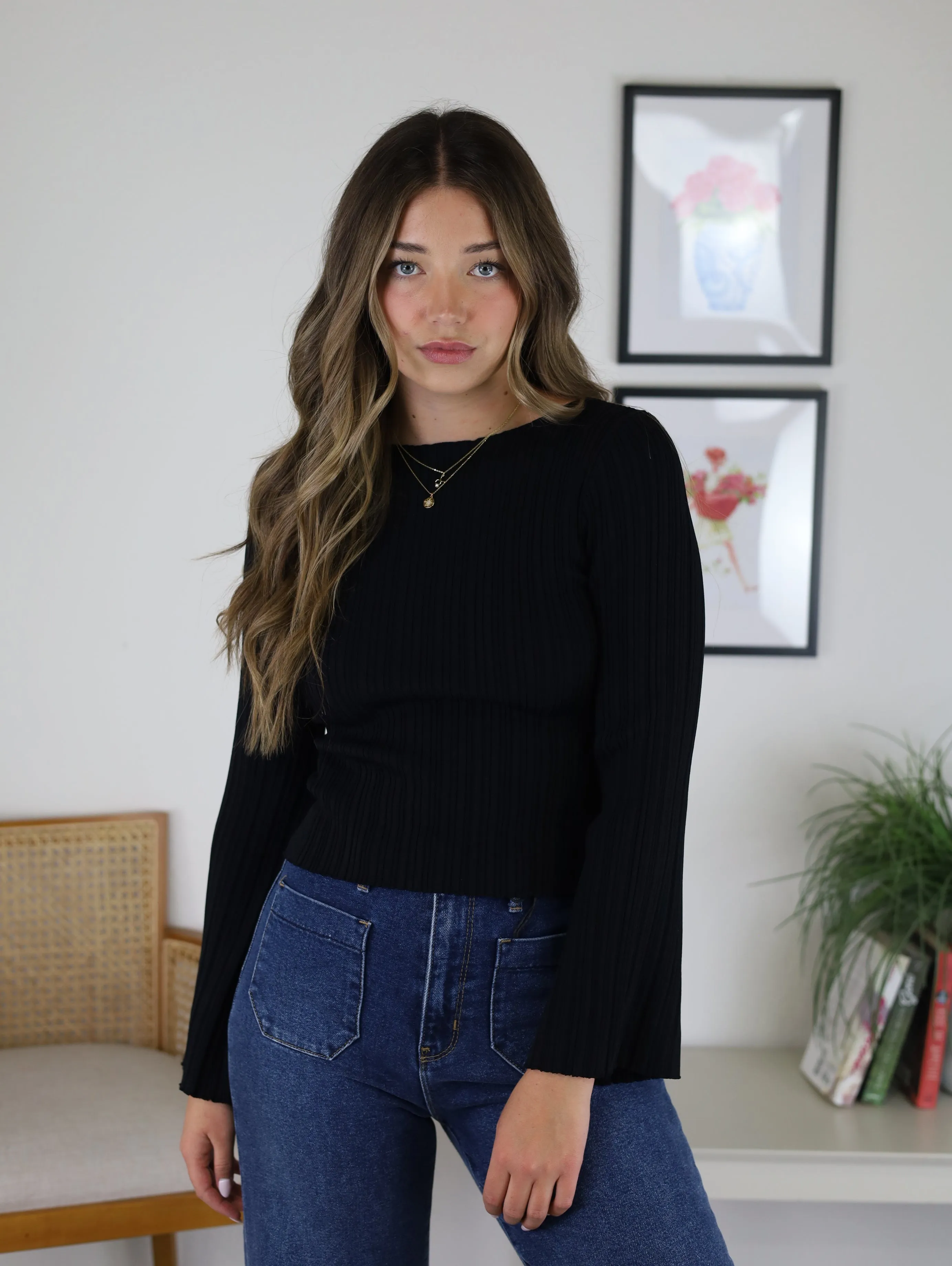 Sammy Ribbed Knit Top