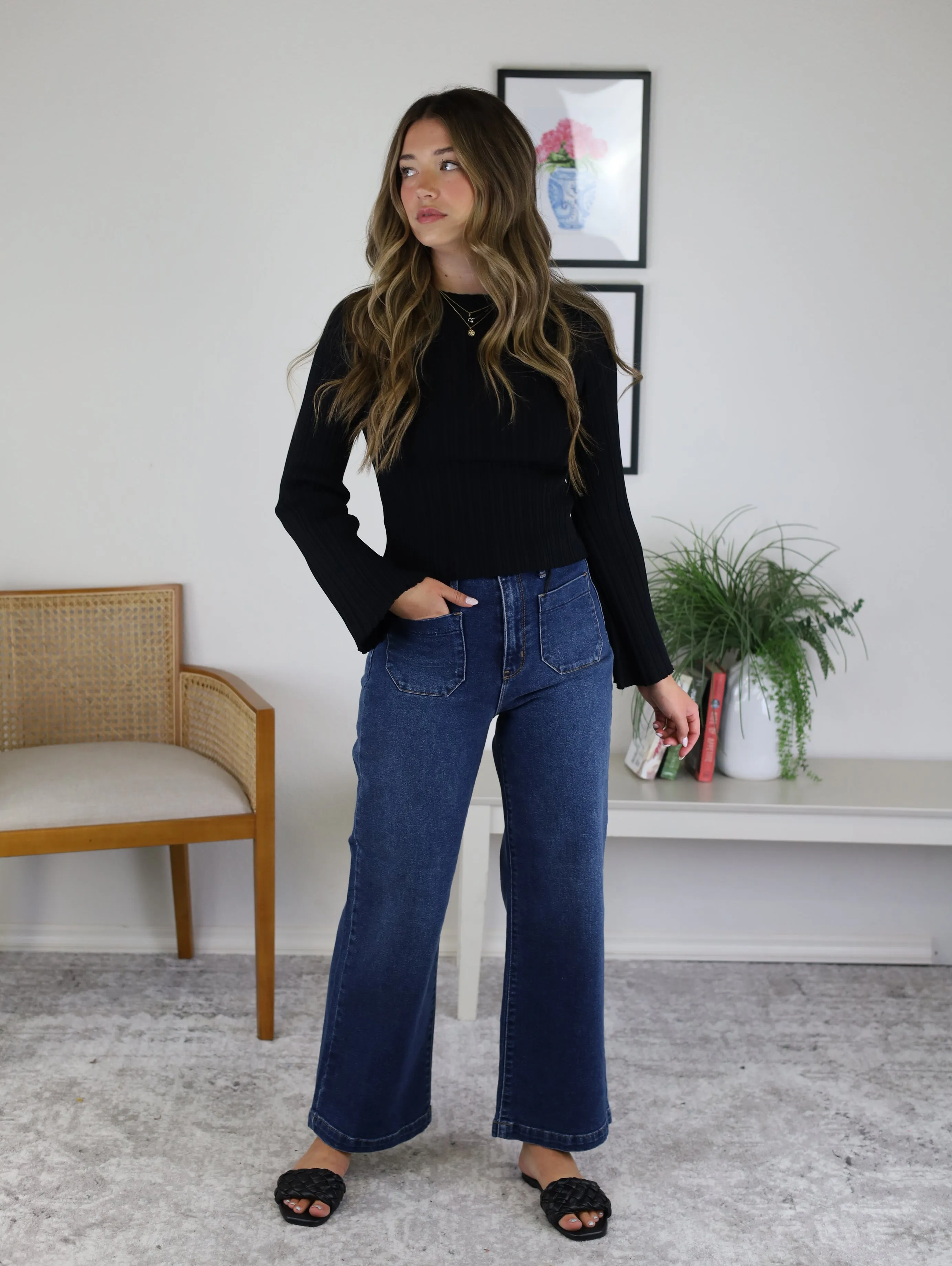 Sammy Ribbed Knit Top