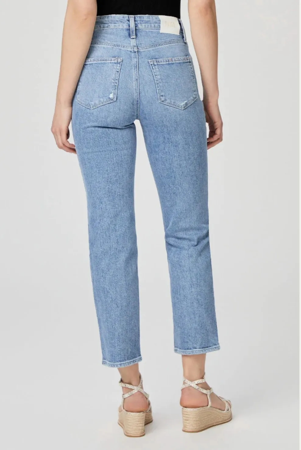 Sarah Straight Ankle | Sebastian Distressed