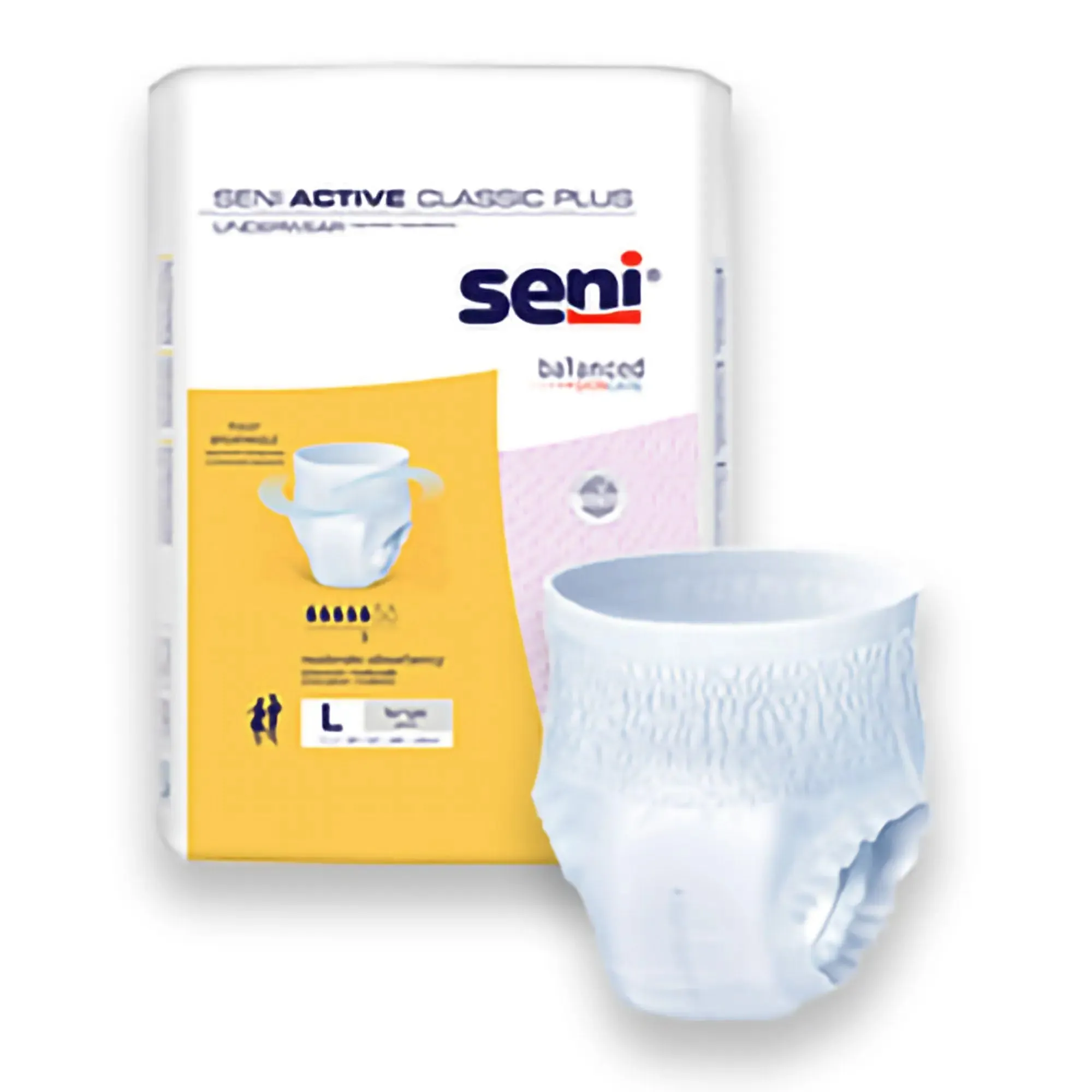 Seni® Active Classic Plus Moderate Absorbent Underwear, Large