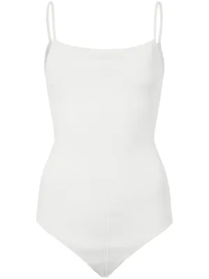 Serena Knit Bodysuit in Ivory