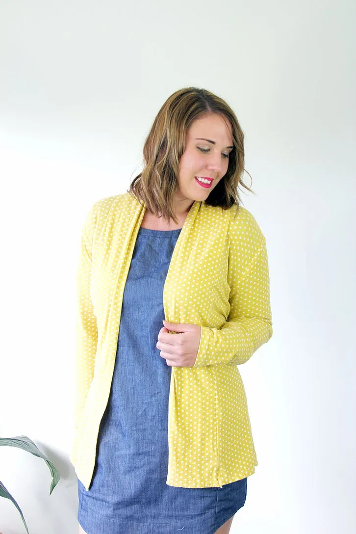 Sew To Grow - Fall In Love Cardigan Sewing Pattern