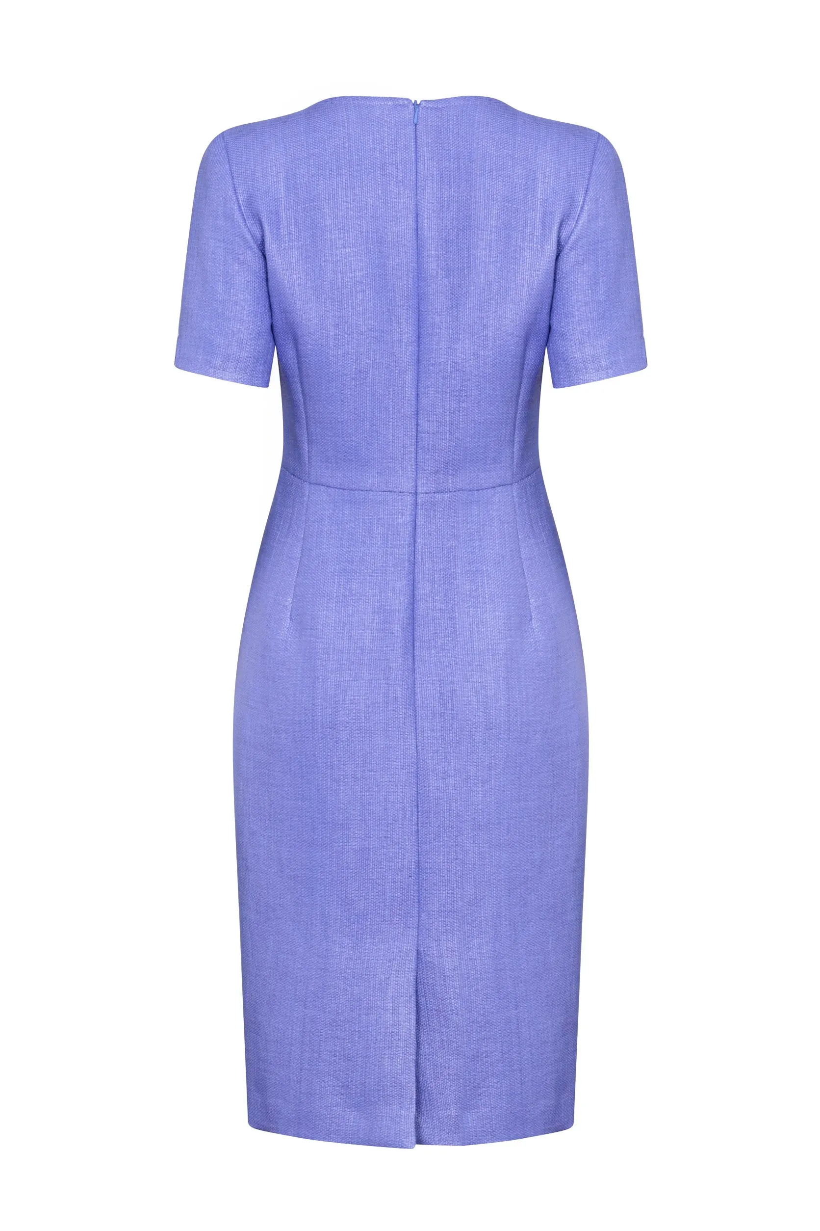 Shift Dress in Jacaranda Raffia-Weave - Eve