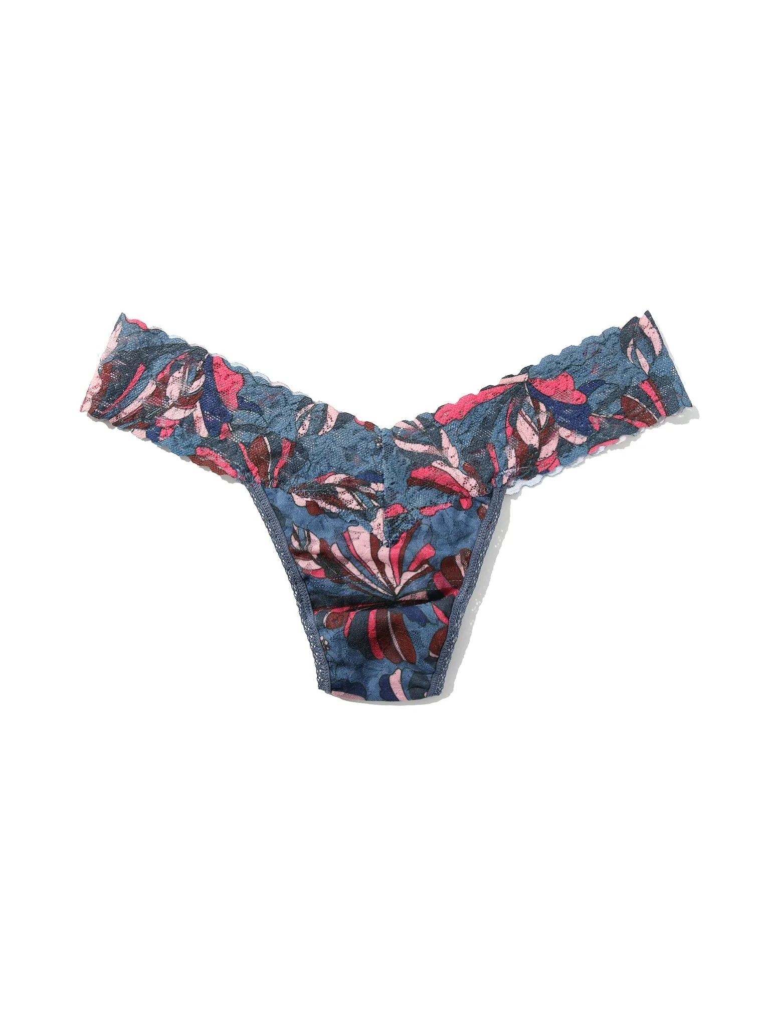Signature Lace Low Rise Thong And Saxx Super Soft Vibe Boxer Brief Flower Pop