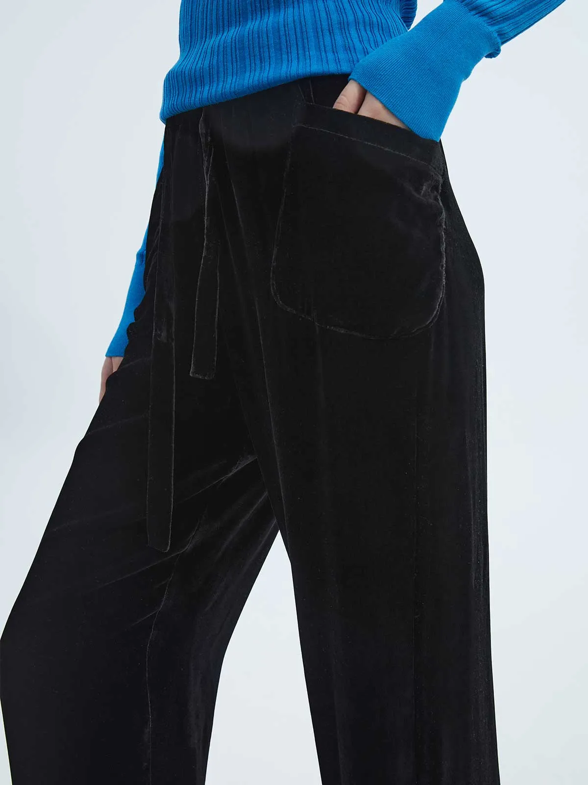 SILKINC Silk-Velvet Tapered Bottoms