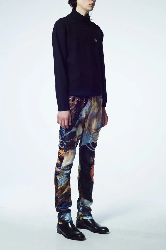 Slade Collection- Star Rivet Details High Collar Top