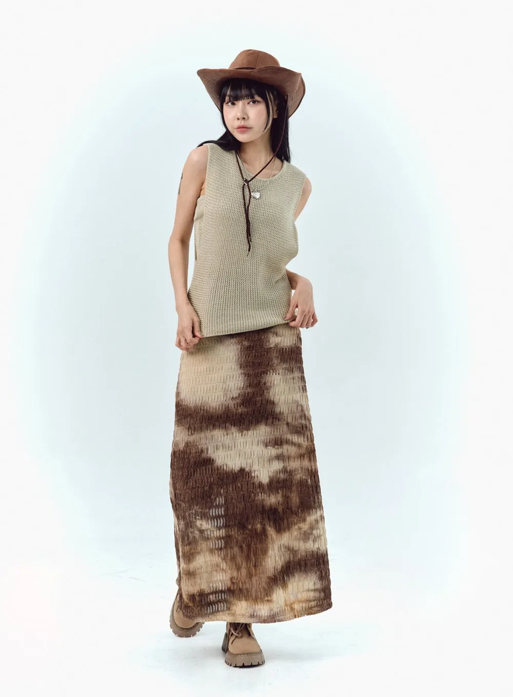 Sleeveless Knit Top IU329