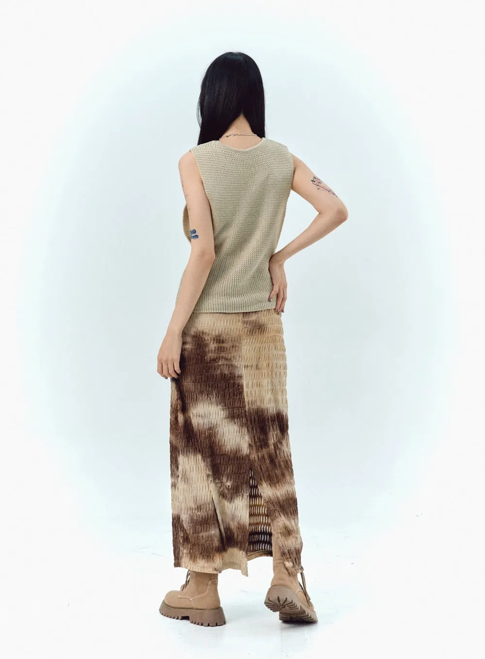 Sleeveless Knit Top IU329