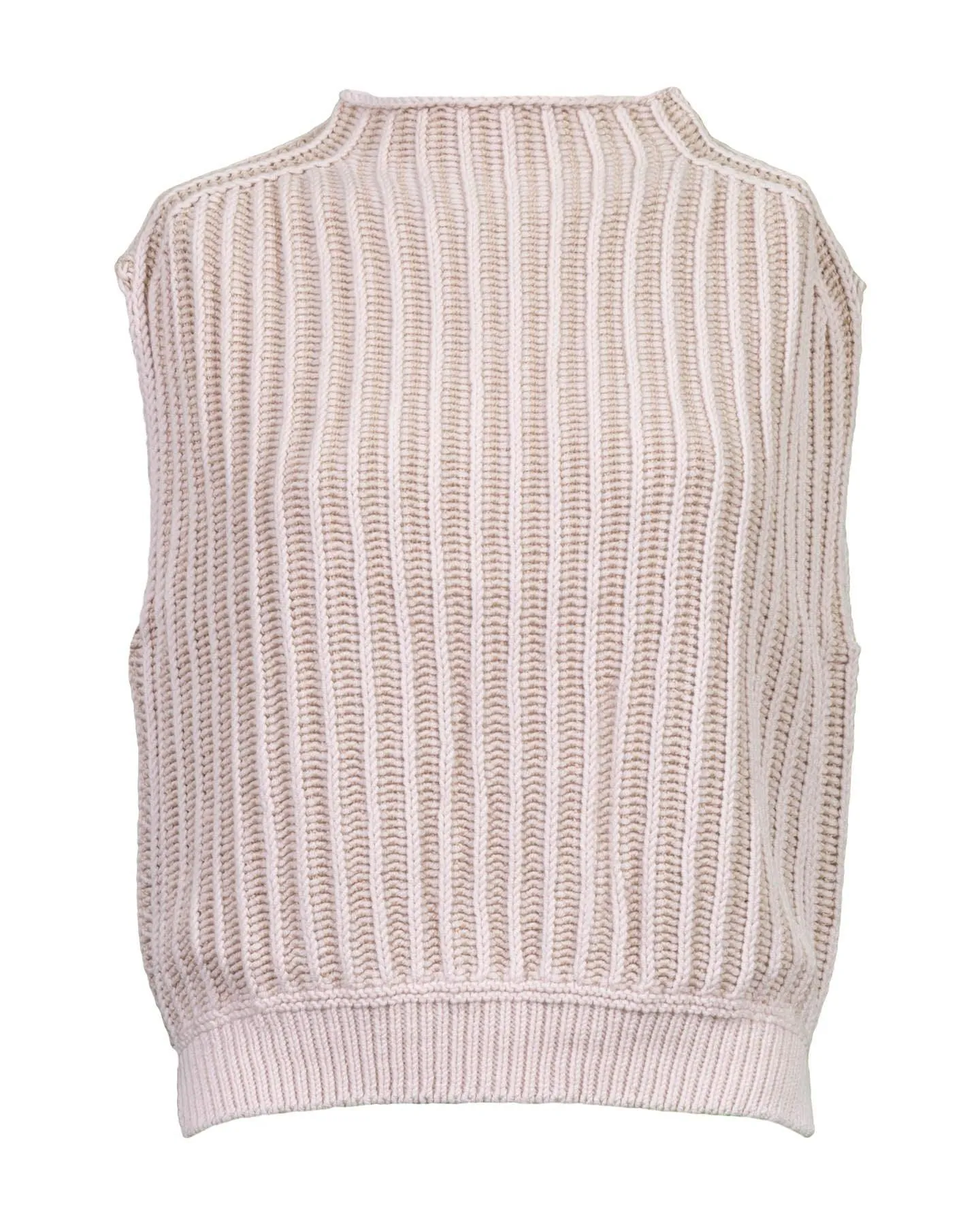 Sleeveless Wool Knit Top