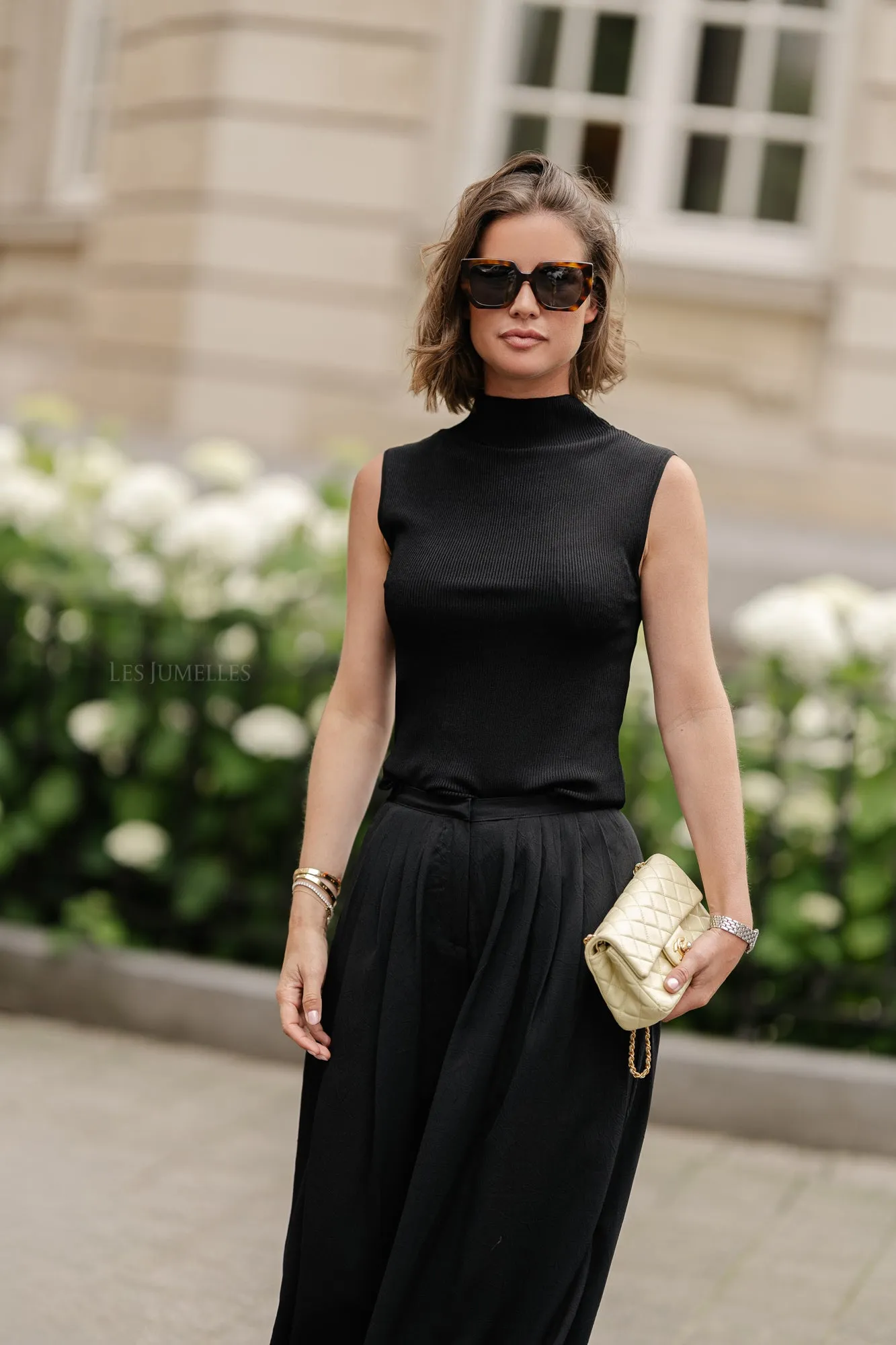SLFCaro SL knit top black