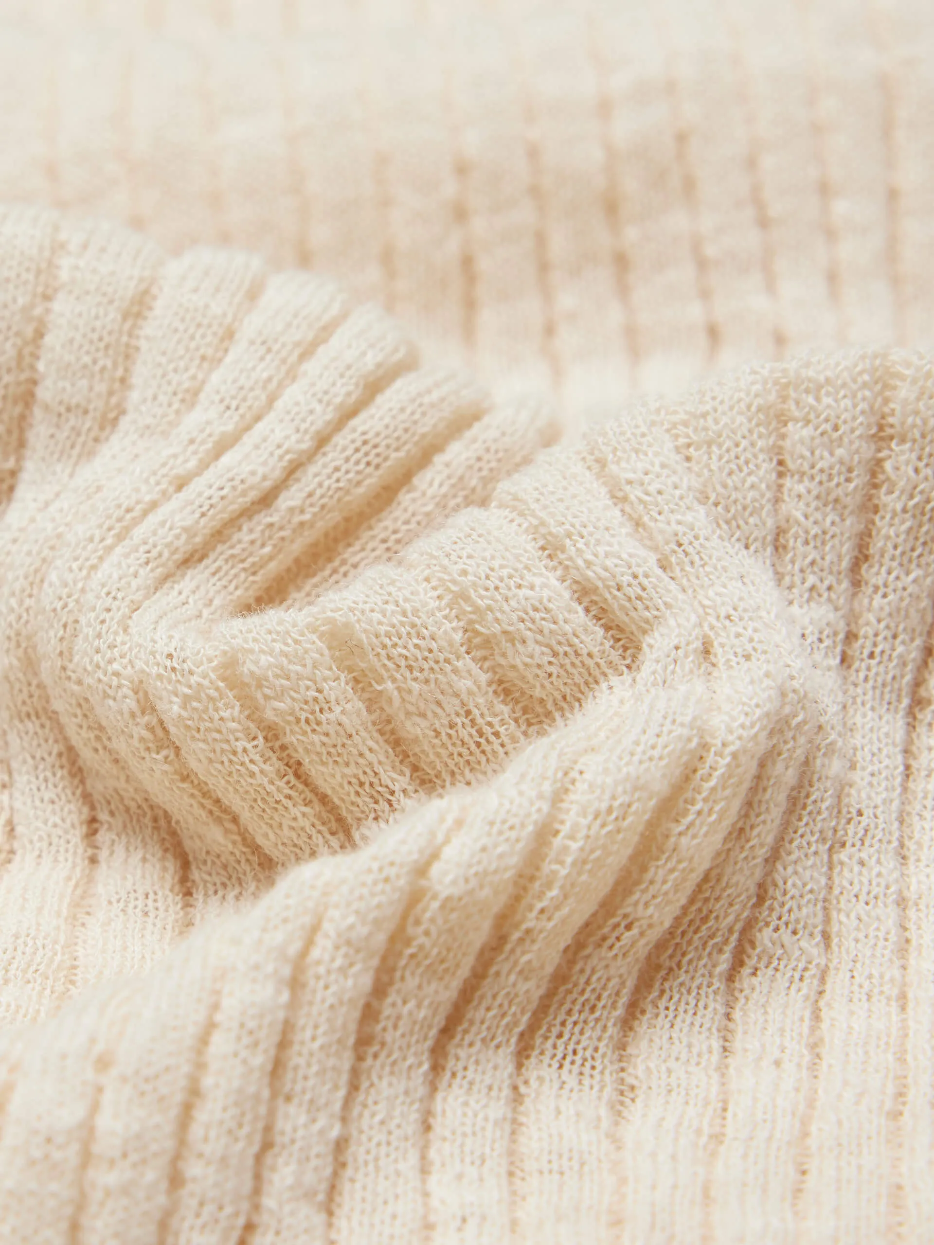 Slim Ribbed Knit Top
