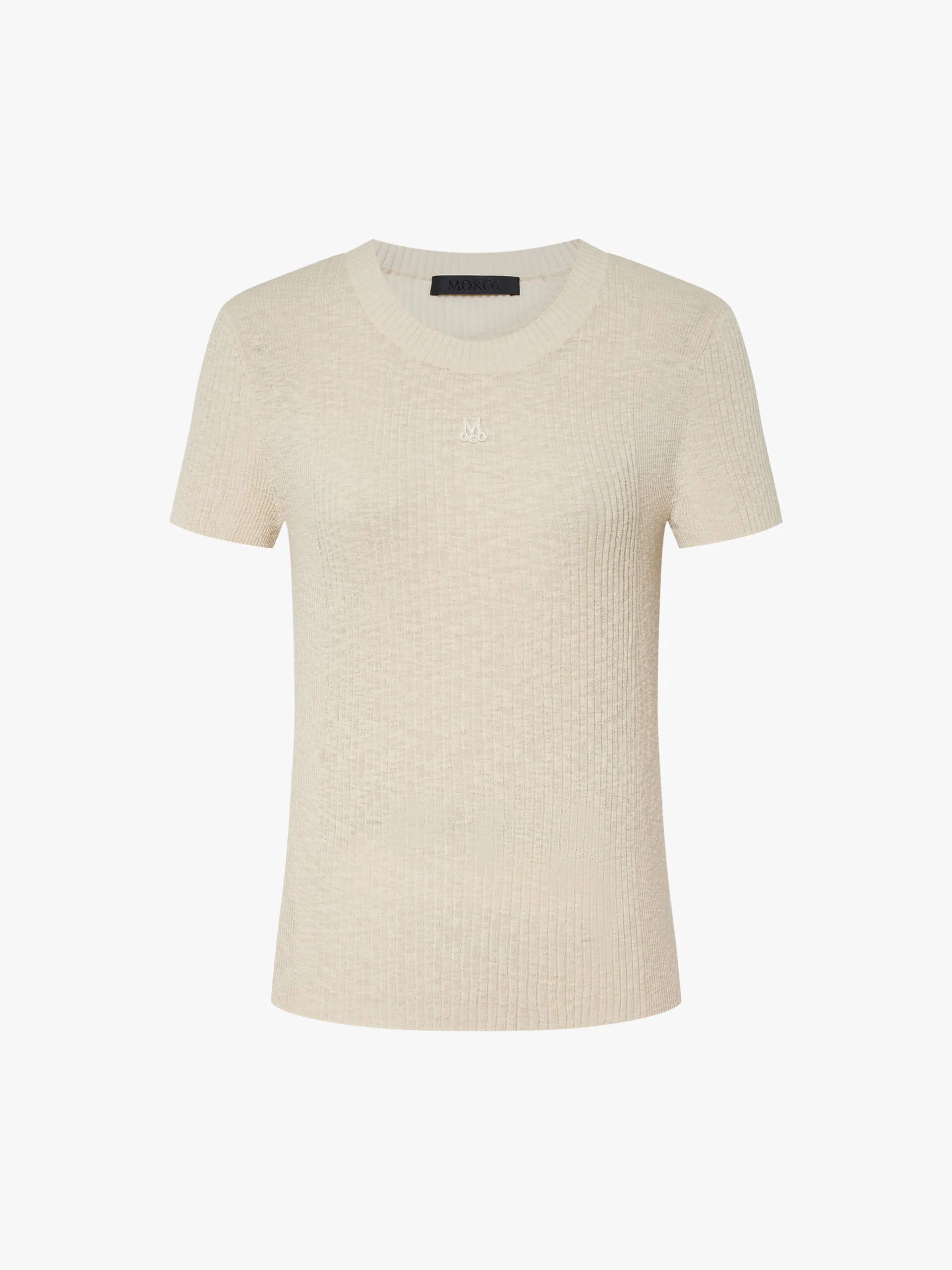 Slim Ribbed Knit Top