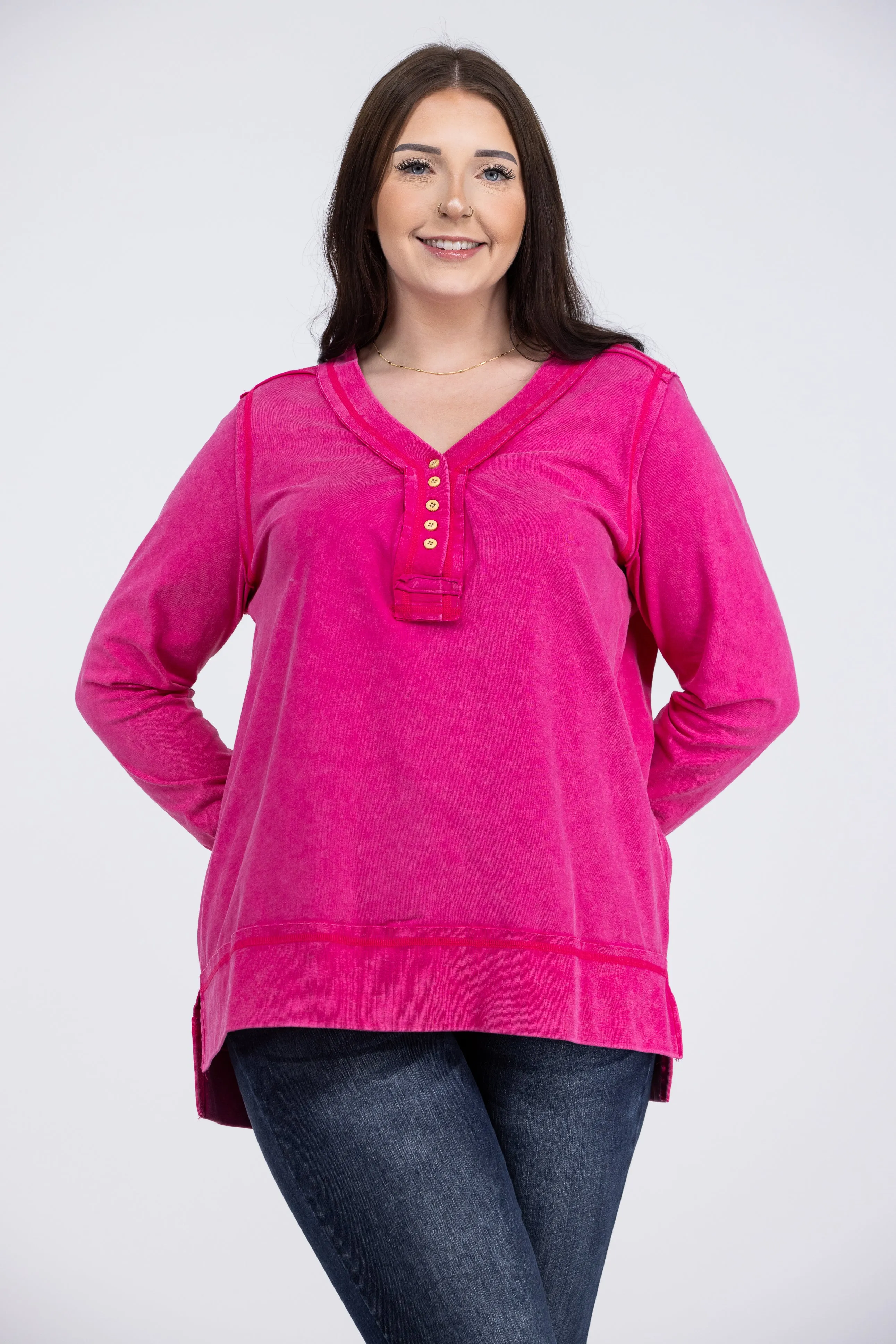 Slow Mornings Long Sleeve Pullover * Final Sale*
