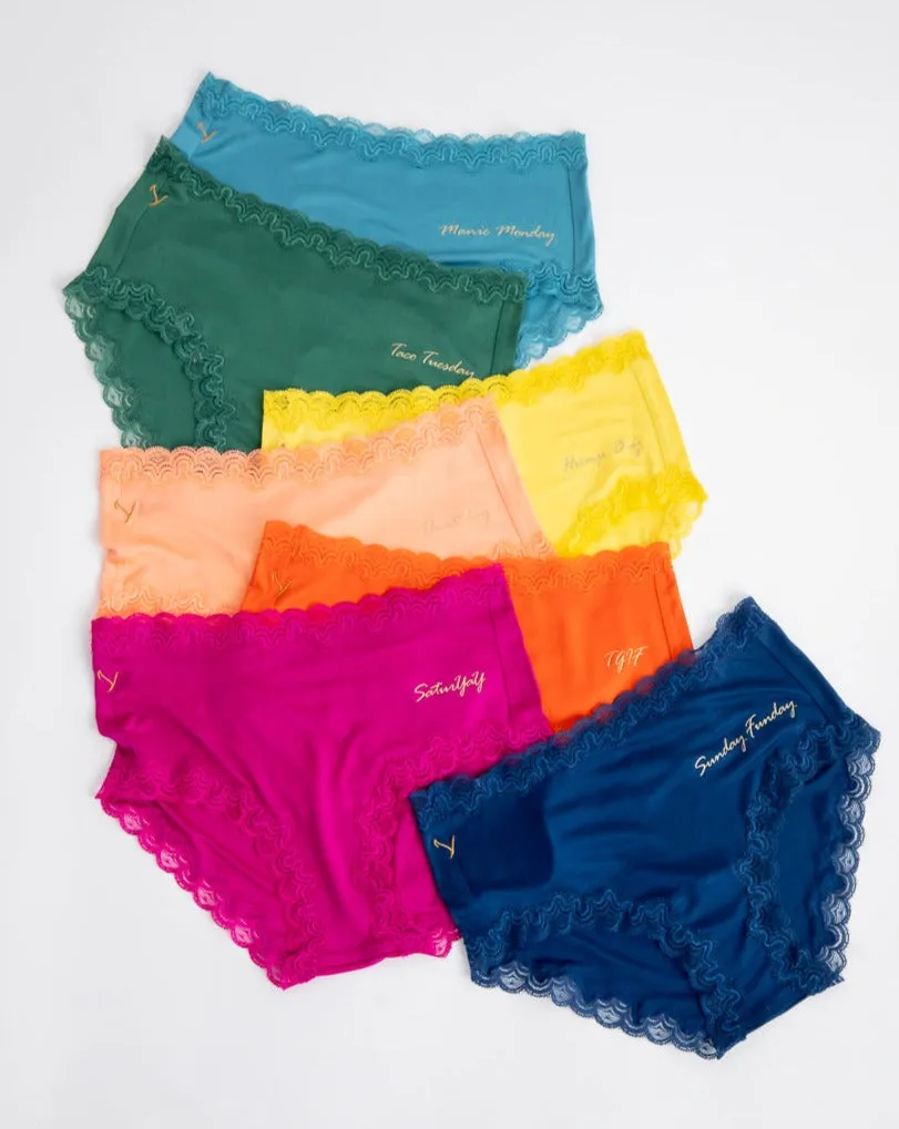 Soft Silk Days of the Week Brief Bundle