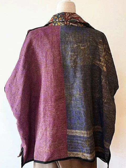 Specialty Collection: Embroidered Short Jacket Fully Reversible. (Taupe)