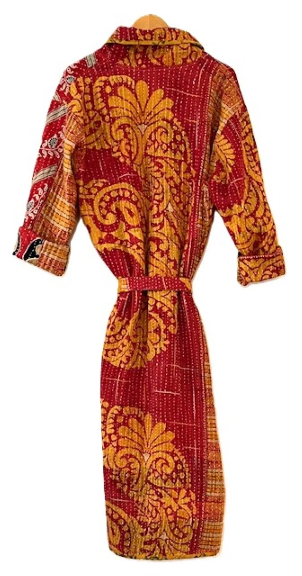 Specialty Collection: Patchwork Vintage Handmade Jacket and Robe. Rare Print