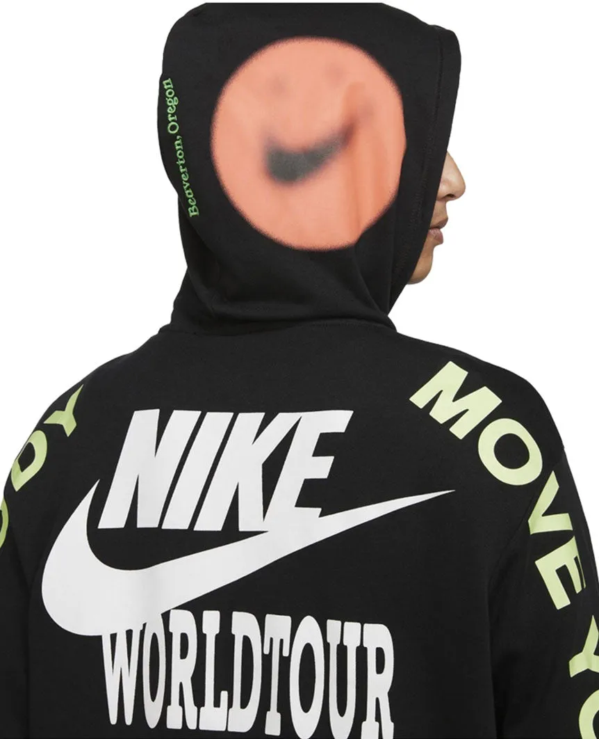 Sportswear Pullover French Terry Hoodie Black