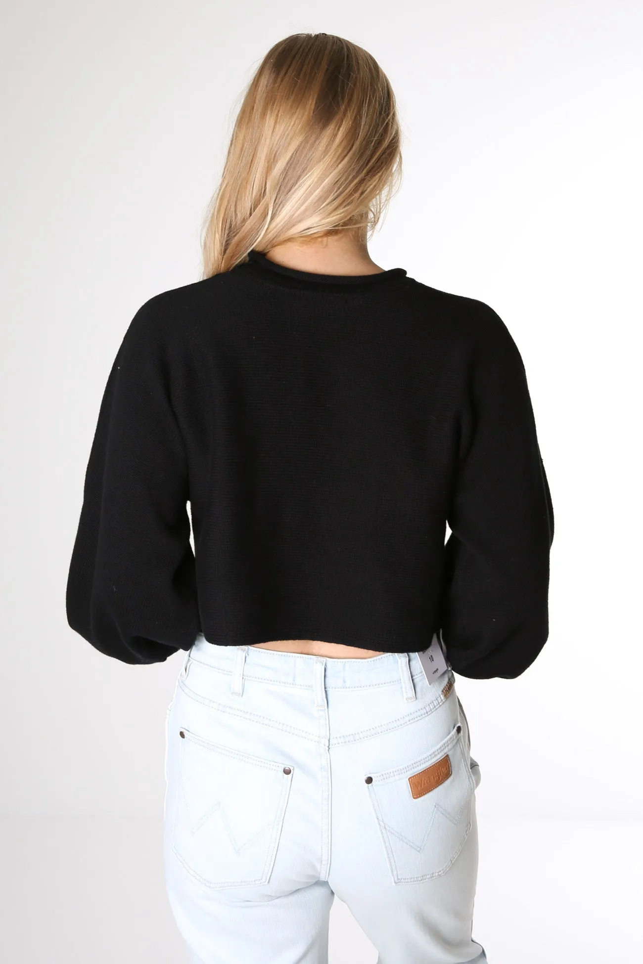 Stevie Knit Top Black