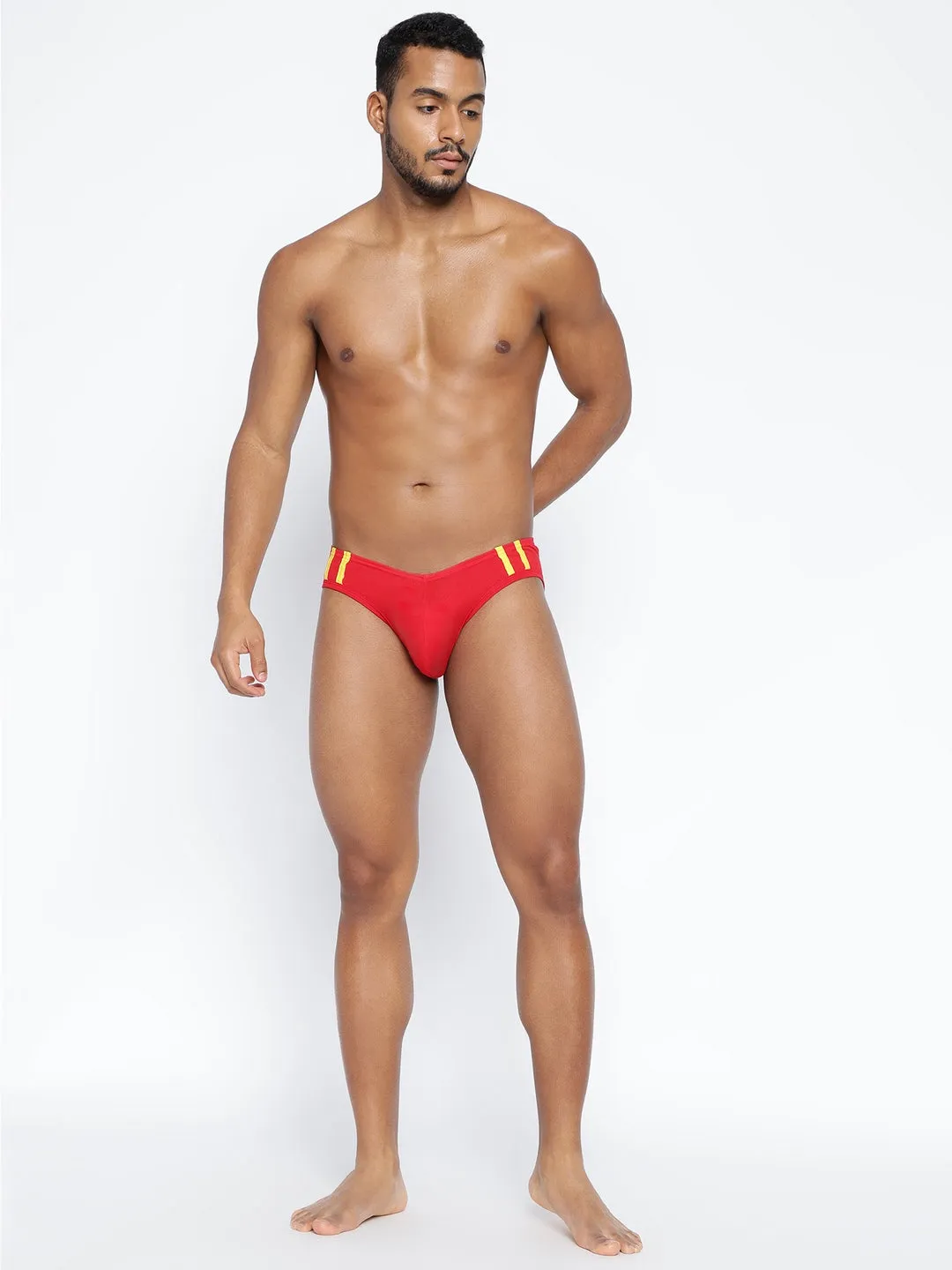 Striped and Solid Fashion Brief