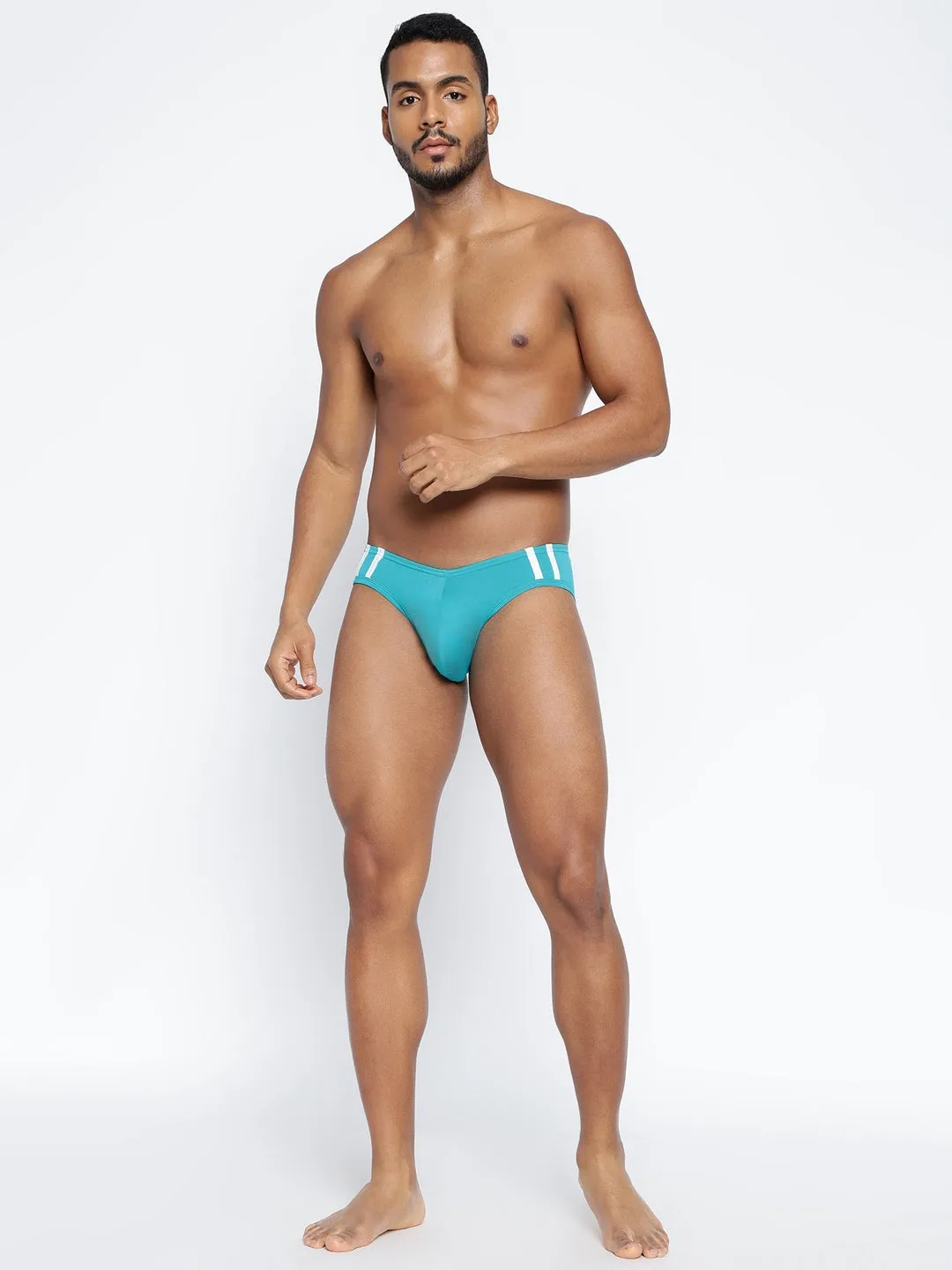 Striped and Solid Fashion Brief