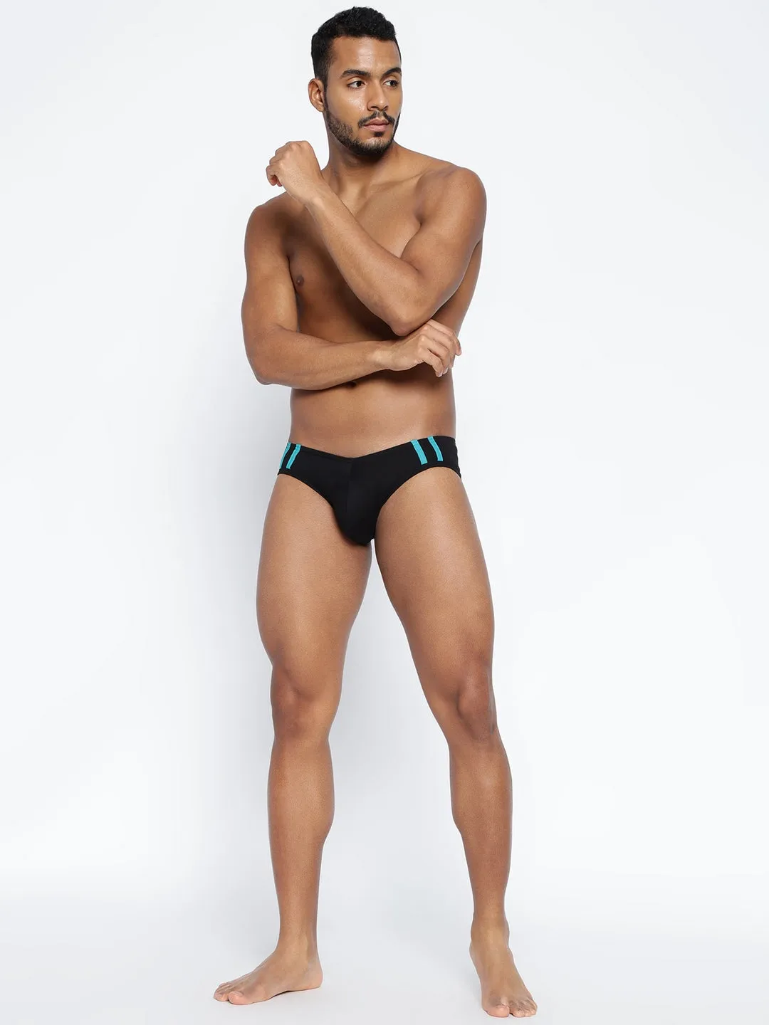 Striped and Solid Fashion Brief