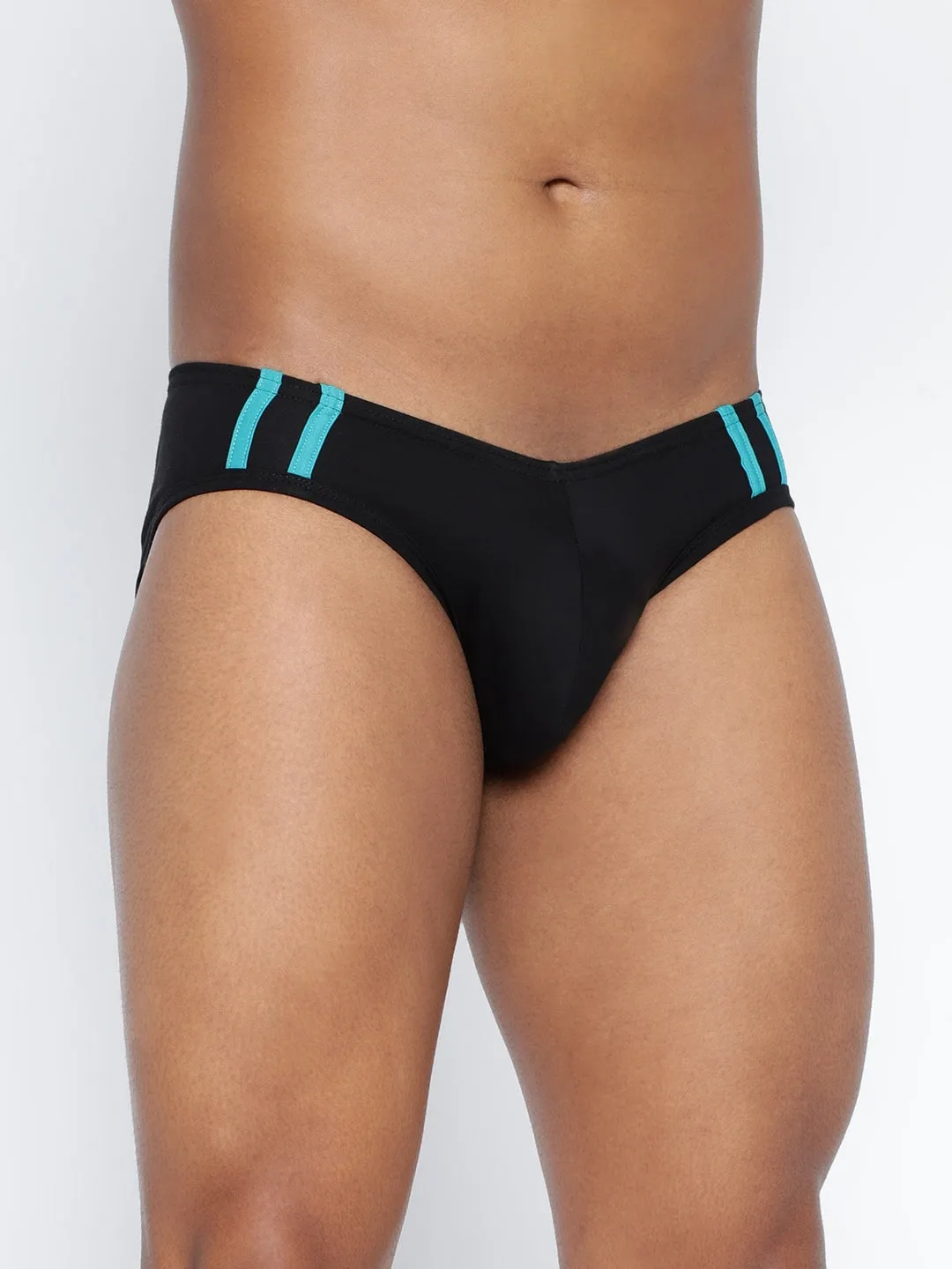 Striped and Solid Fashion Brief