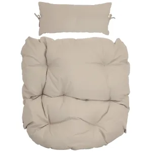 Sunnydaze Replacement Seat Cushion and Headrest Pillow for Cordelia Egg Chair